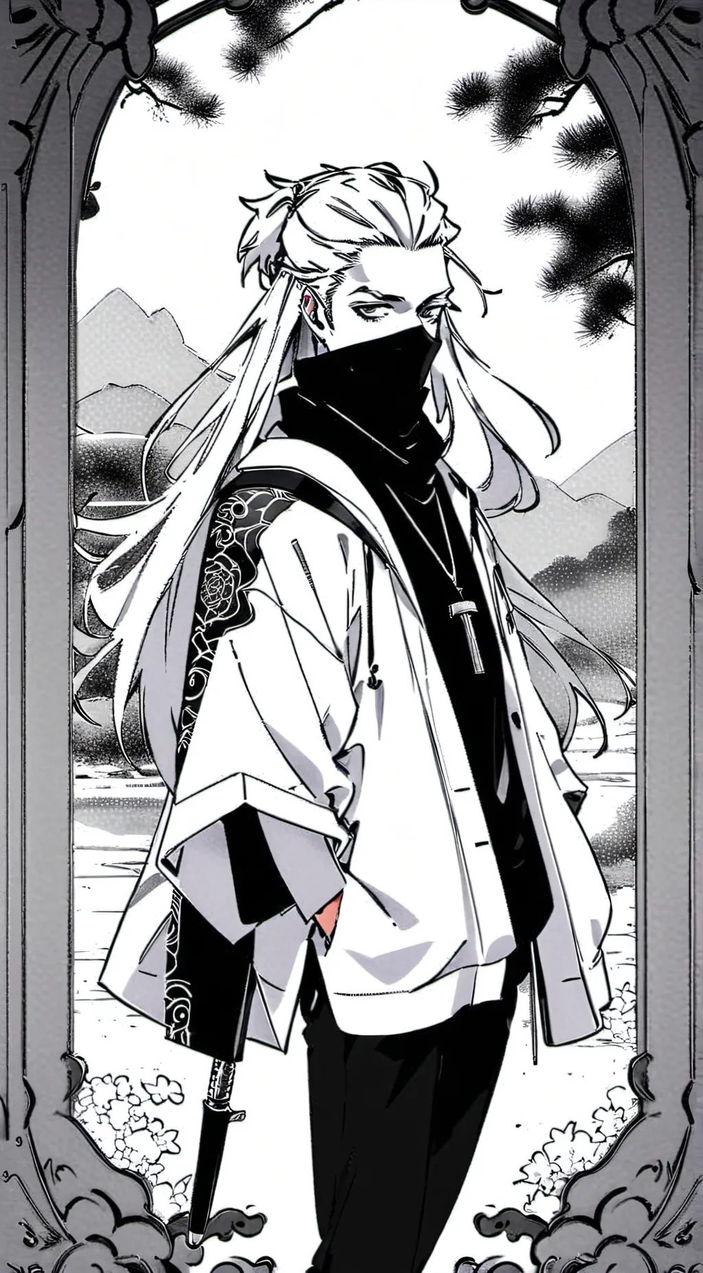 ai character: Nine  background