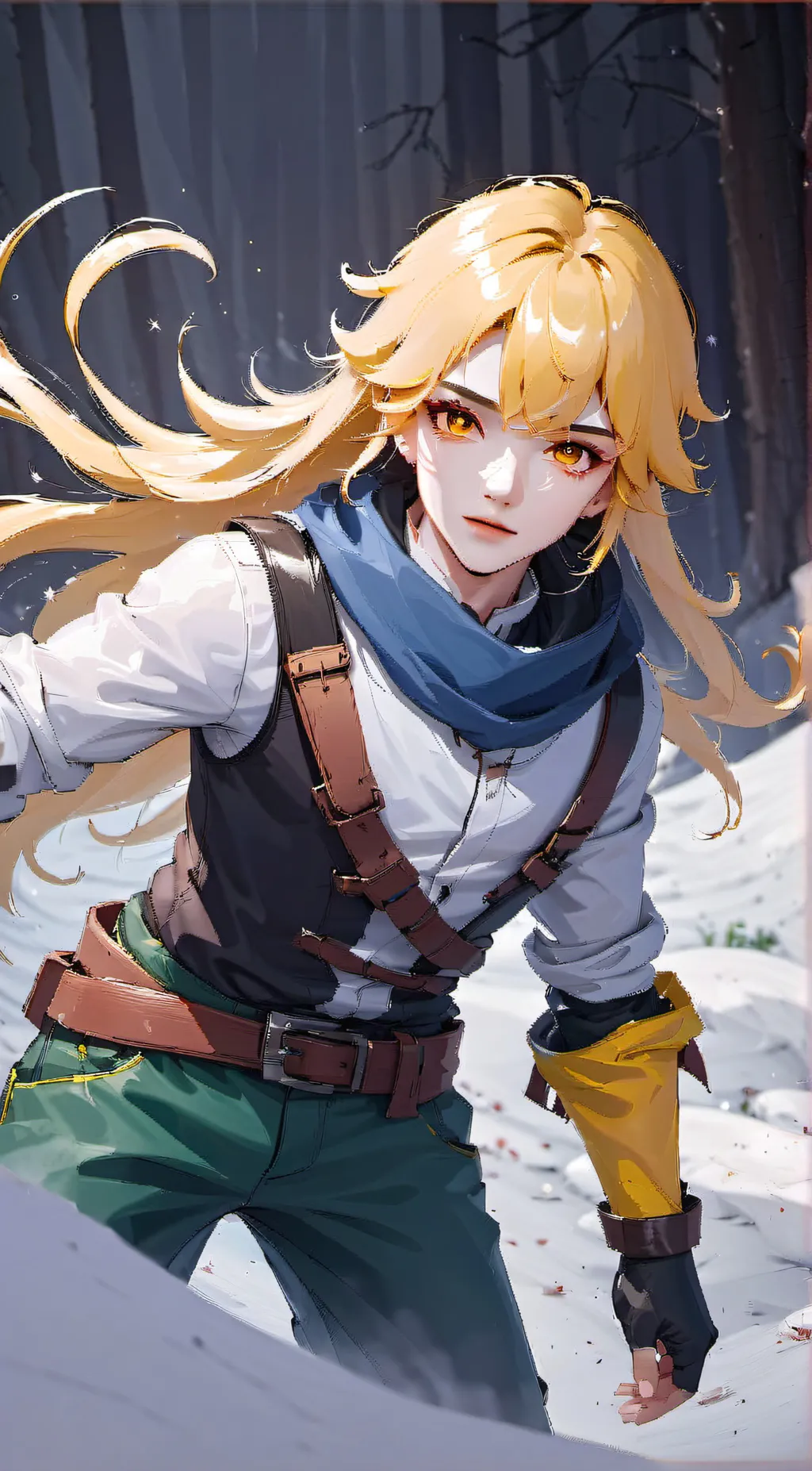 ai character: Female Noob background