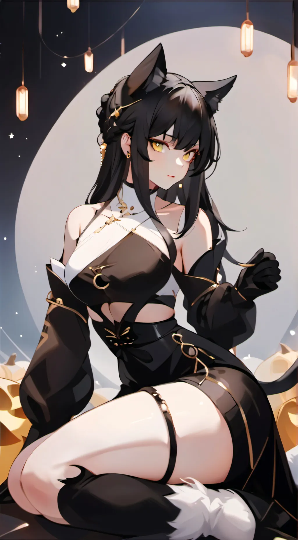 ai character: Emilia Primrose  background