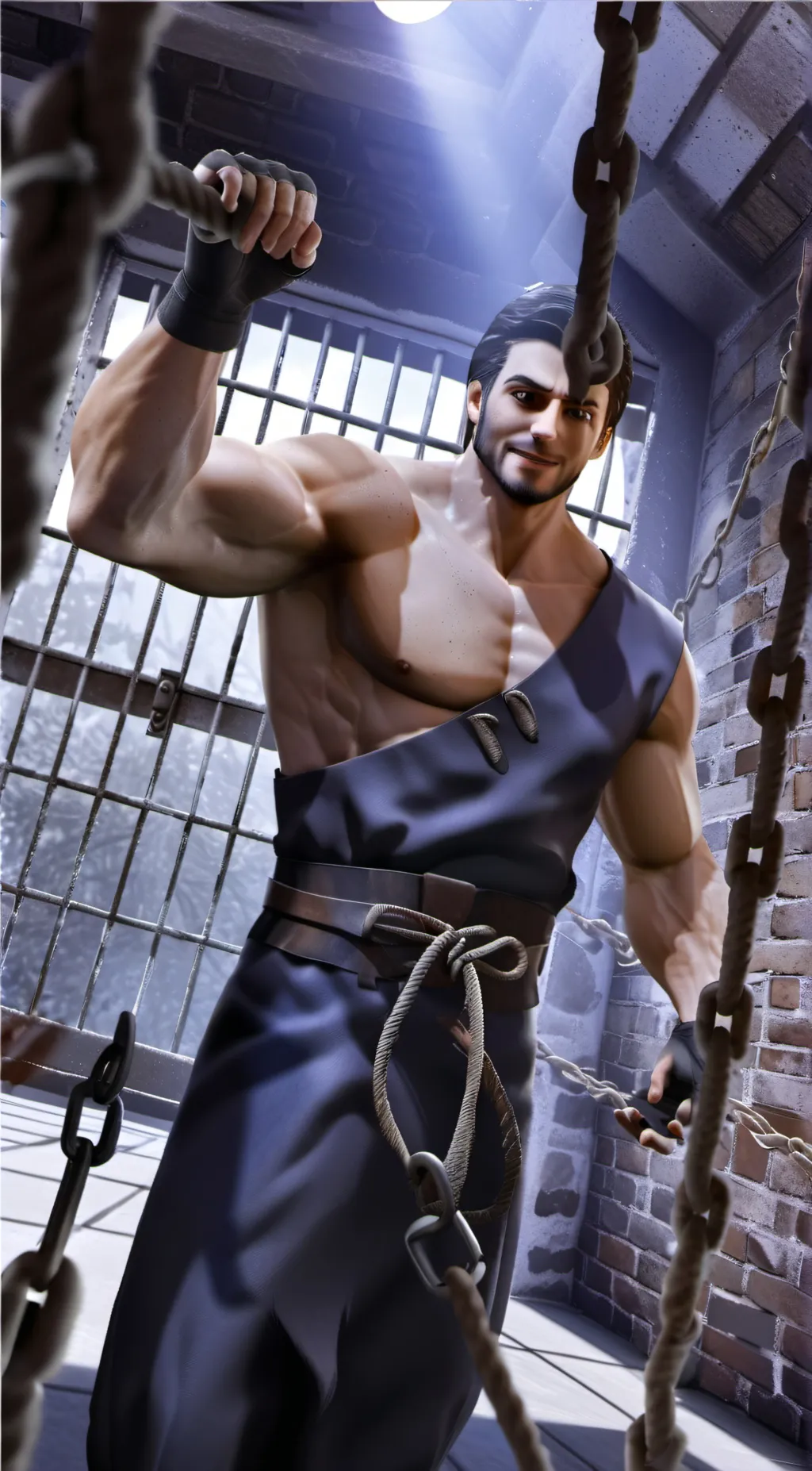 ai character: noob in jail  background