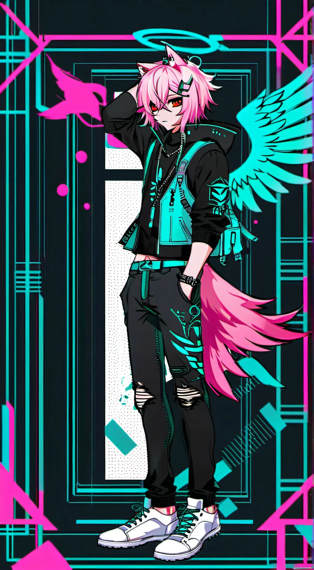 ai character: wolf_scape background