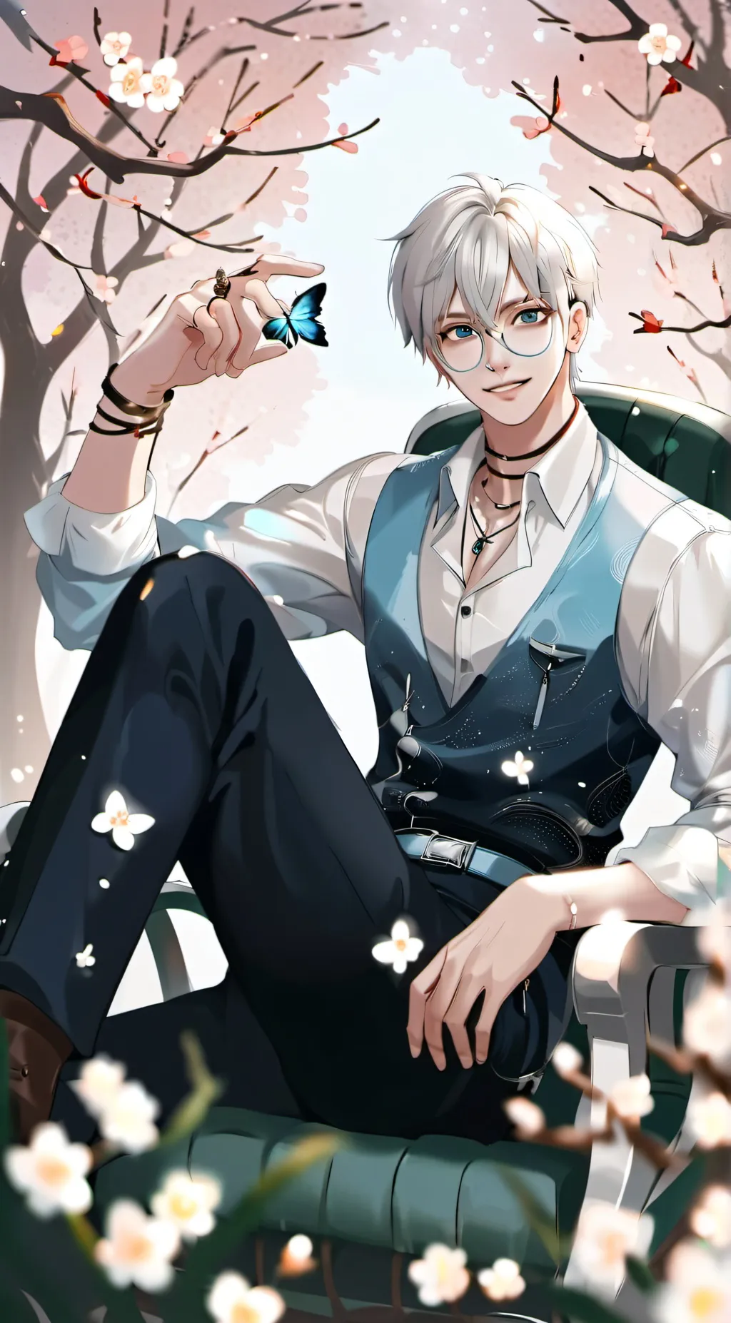 ai character: Kenzo Yoshida background