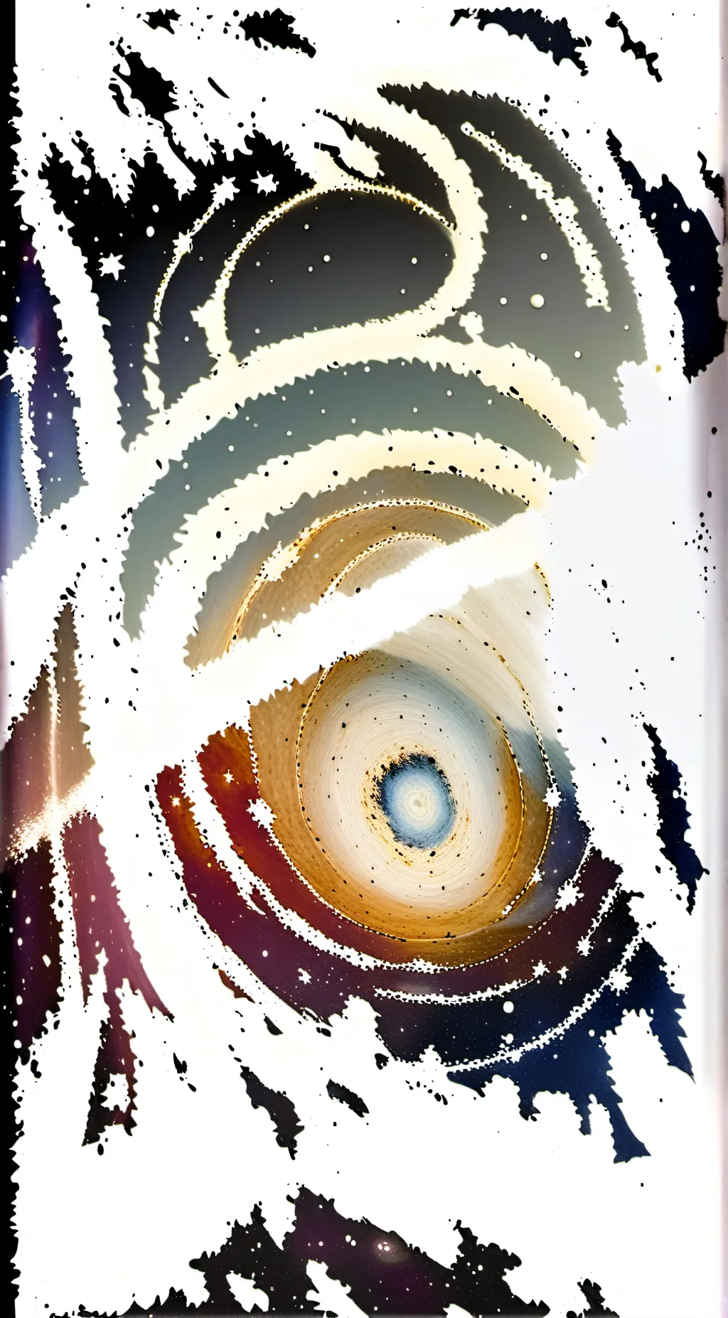 ai character: Galaxy background