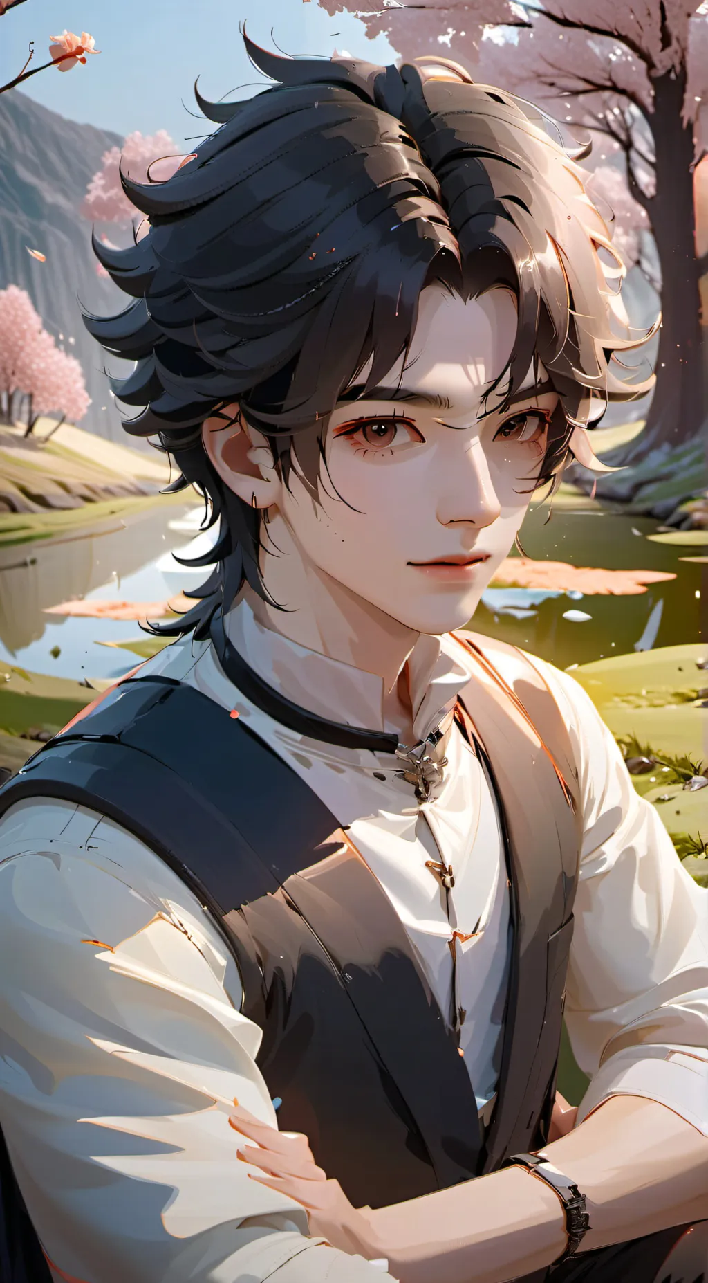 ai character: leo🌹 background