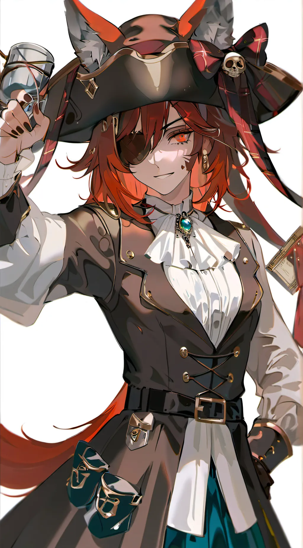 ai character: captin foxy background