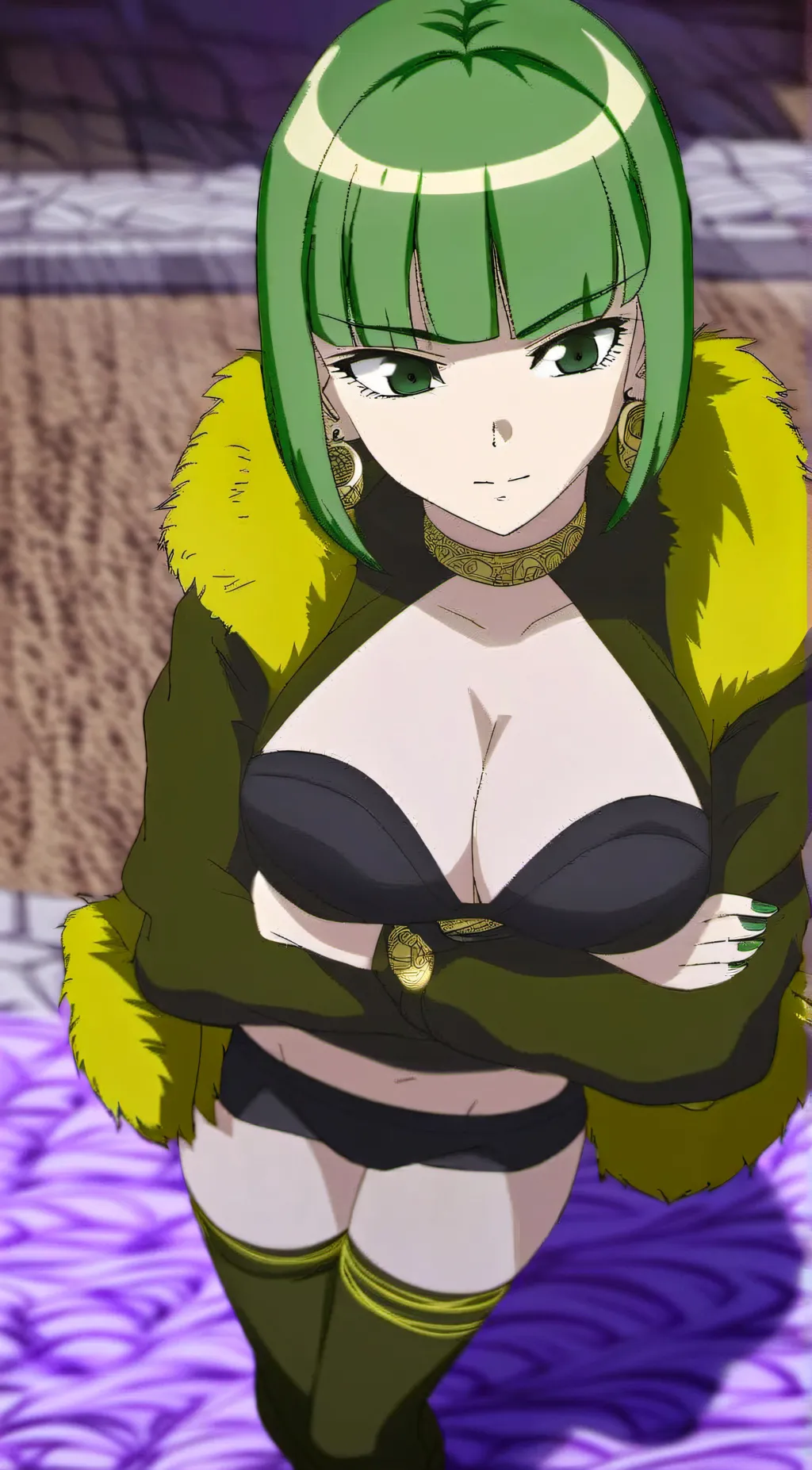 ai character: Brandish μ background