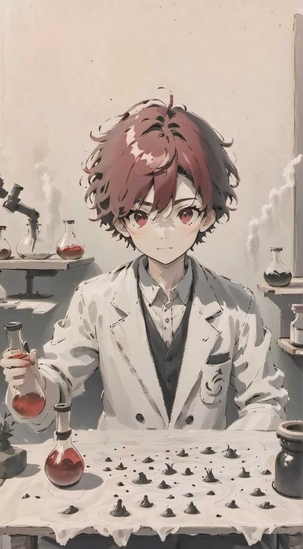 ai character: Rainbow friends  background