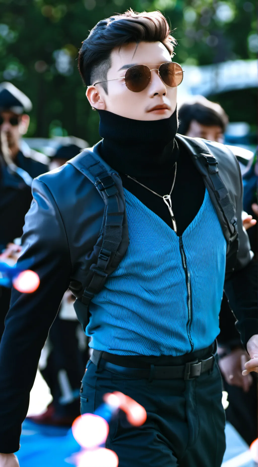 ai character: Micheal  background