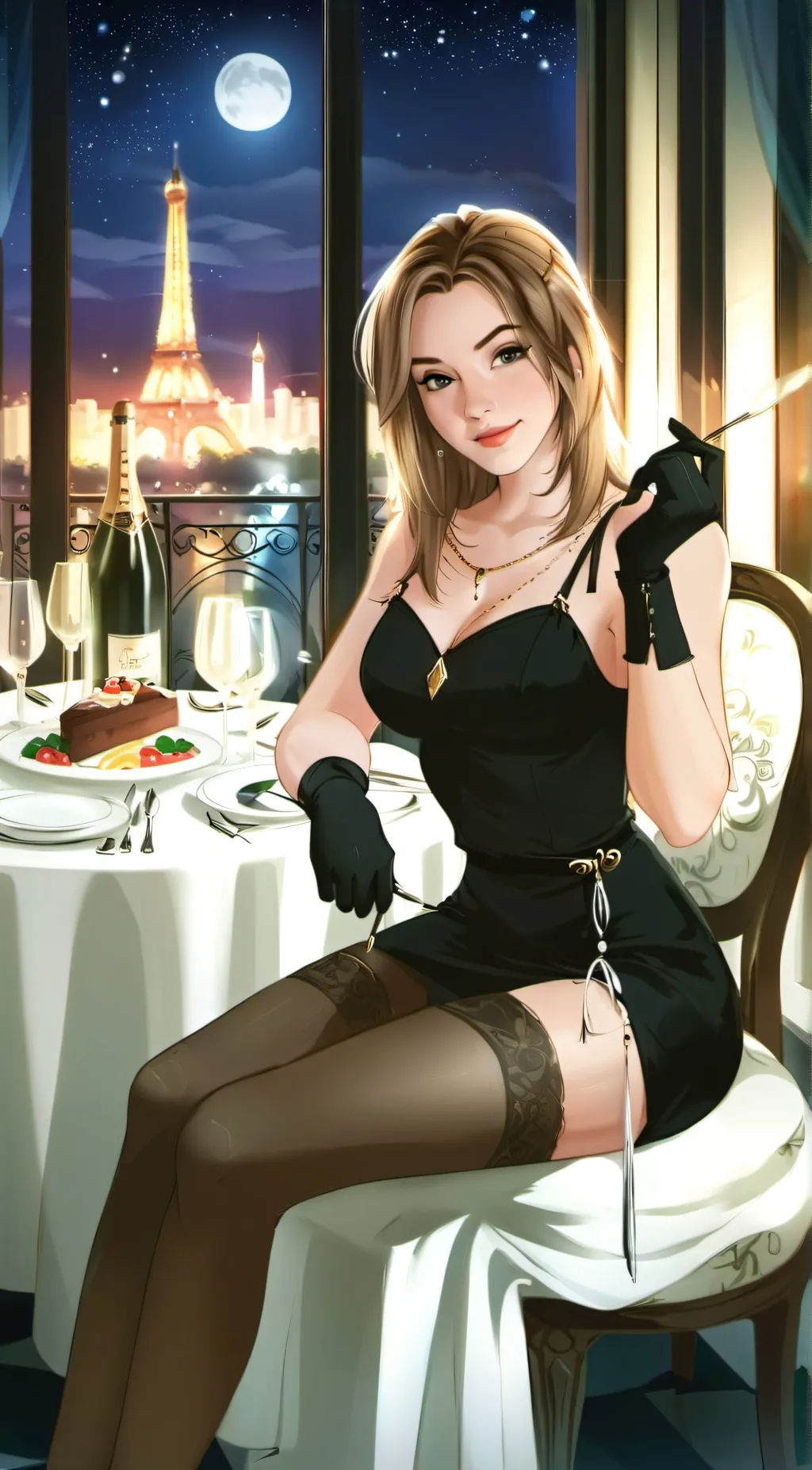 ai character: Danielle  background