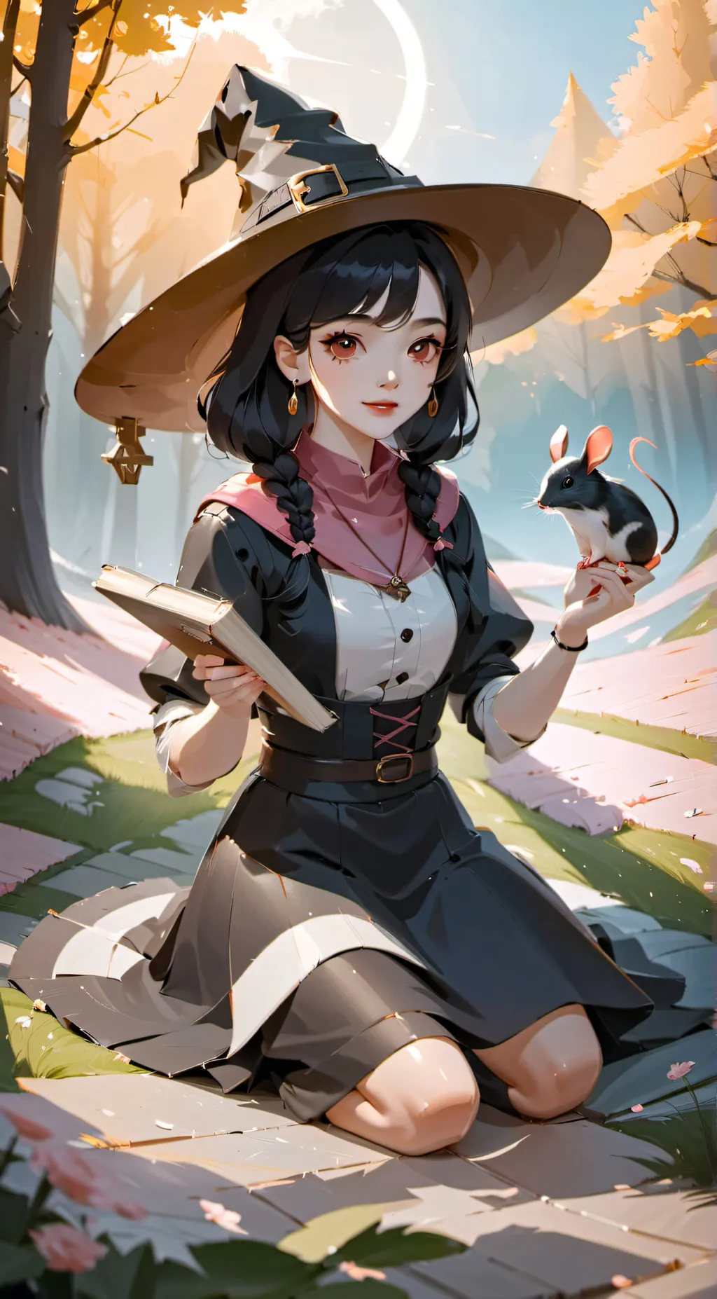 ai character: Lisa  background