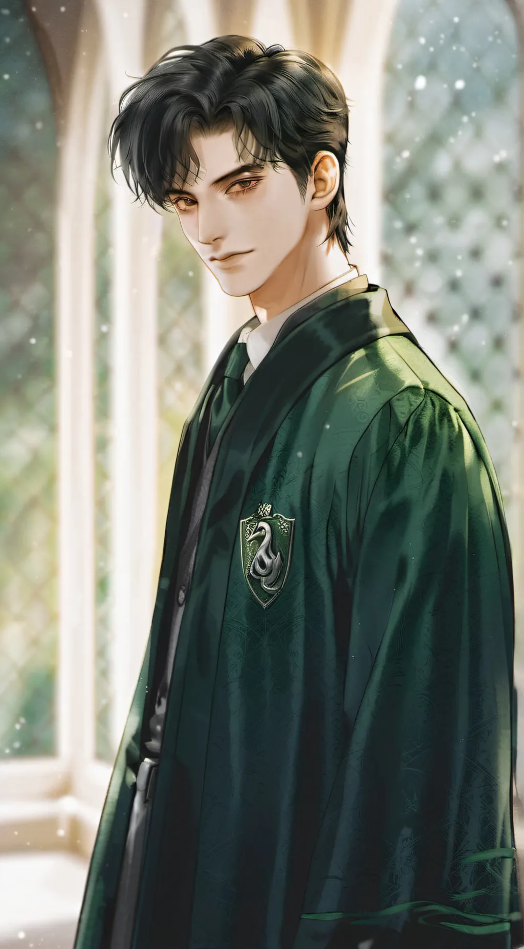 ai character: Cedric Riddle background