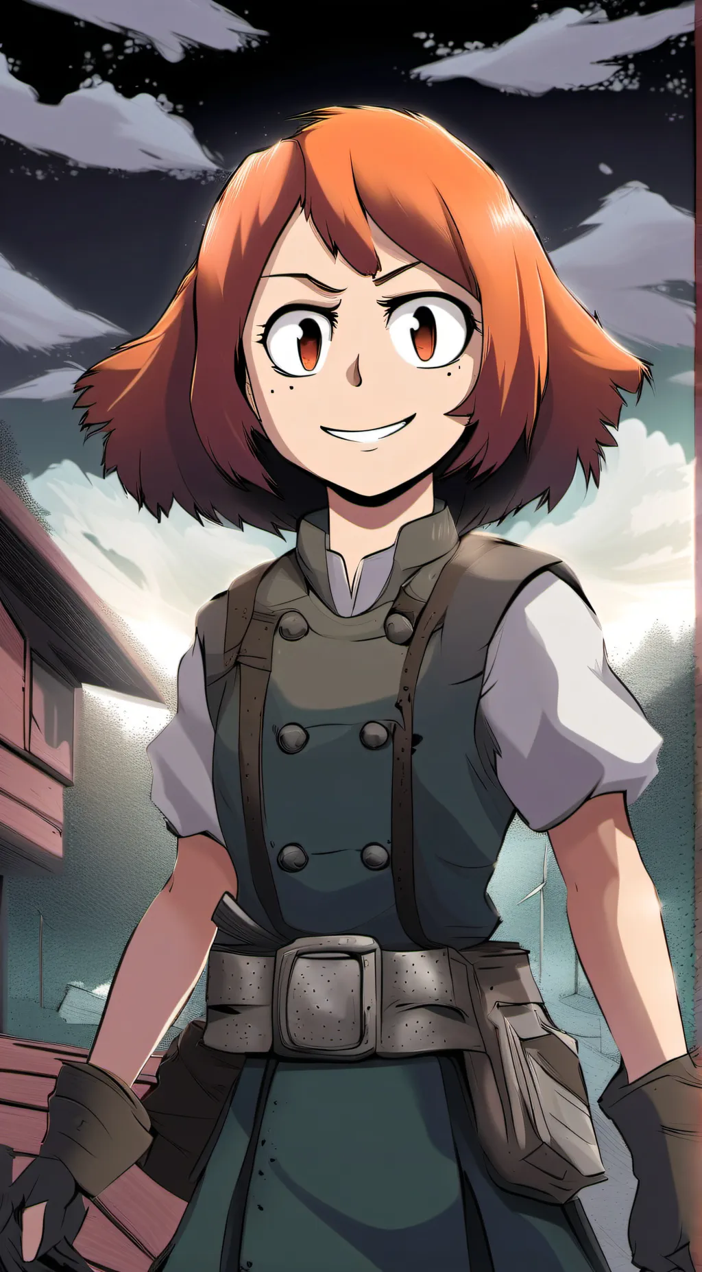 ai character: Ochako Uraraka  background