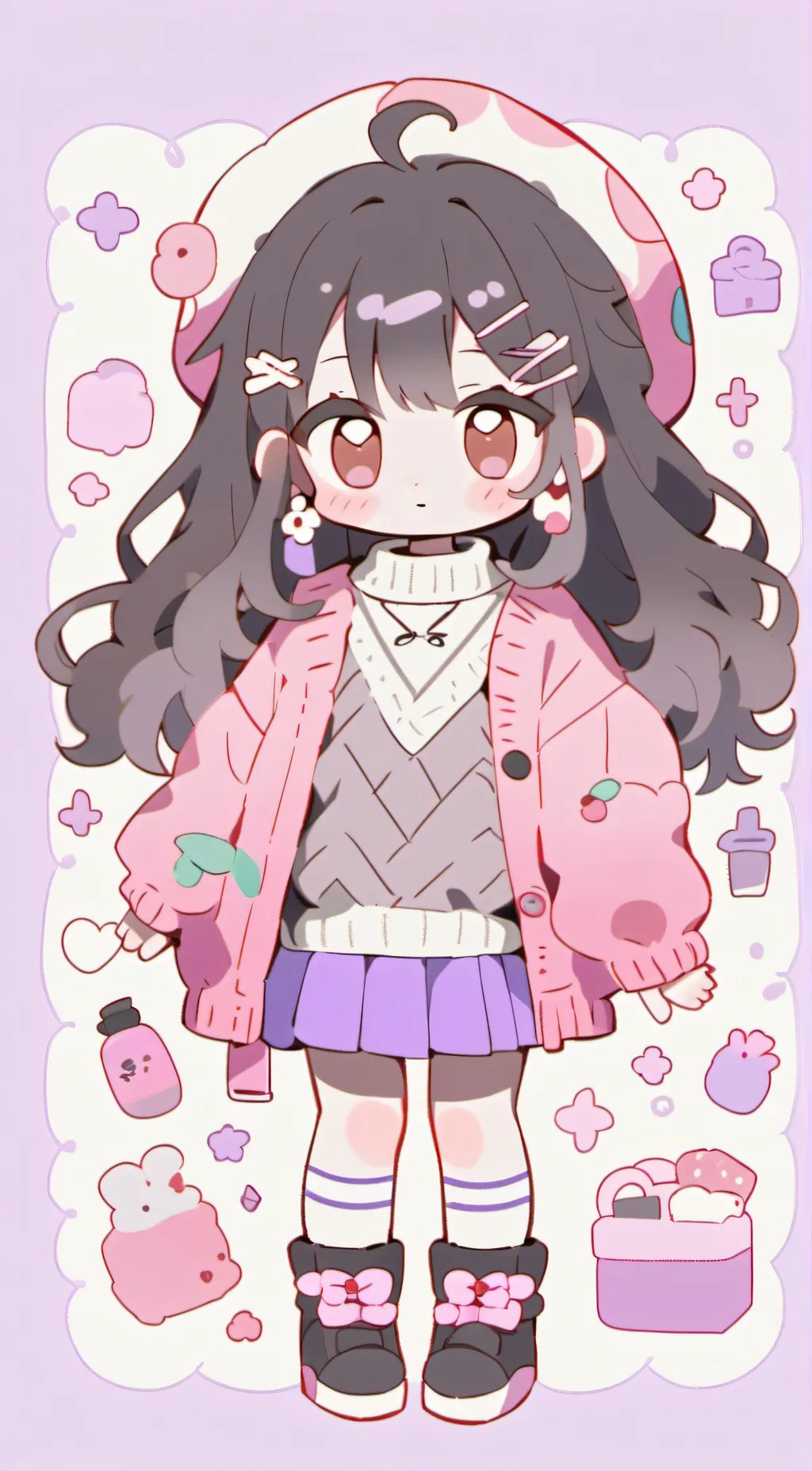 ai character: [💜•KIM•💜] background