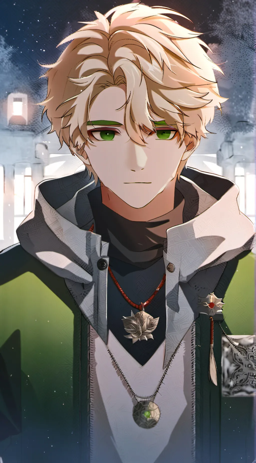 ai character: Aaron  background