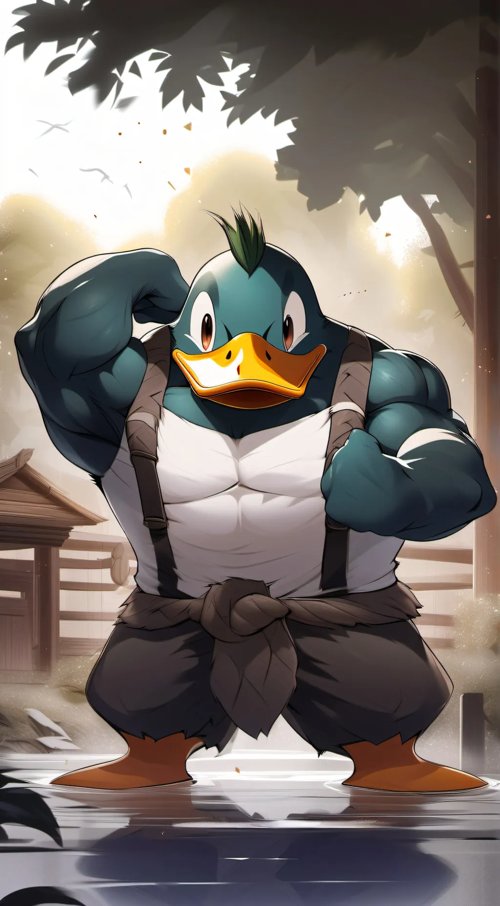 ai character: Quackie background