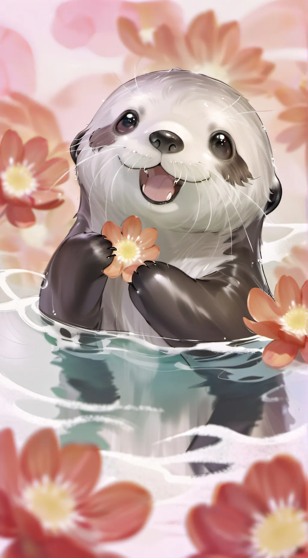 Talkie AI - Chat with Salmon the 🌊 otter