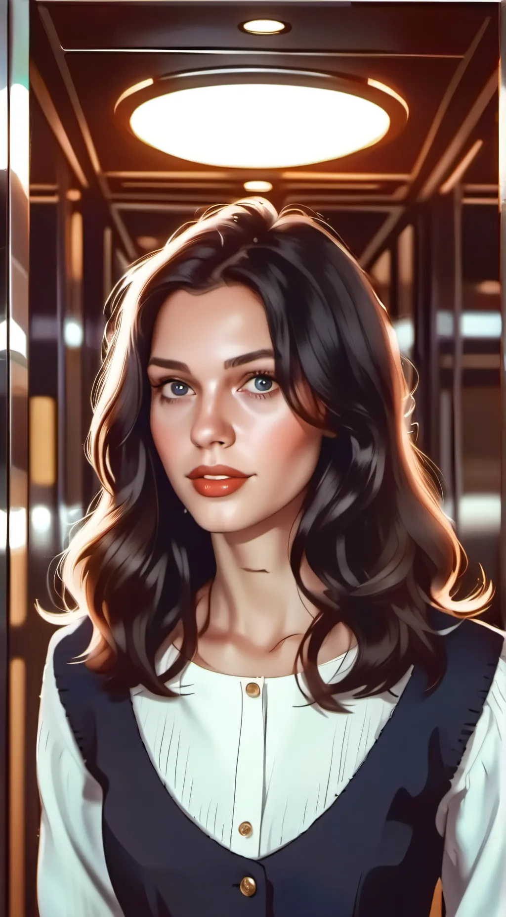 ai character: gassy girl background