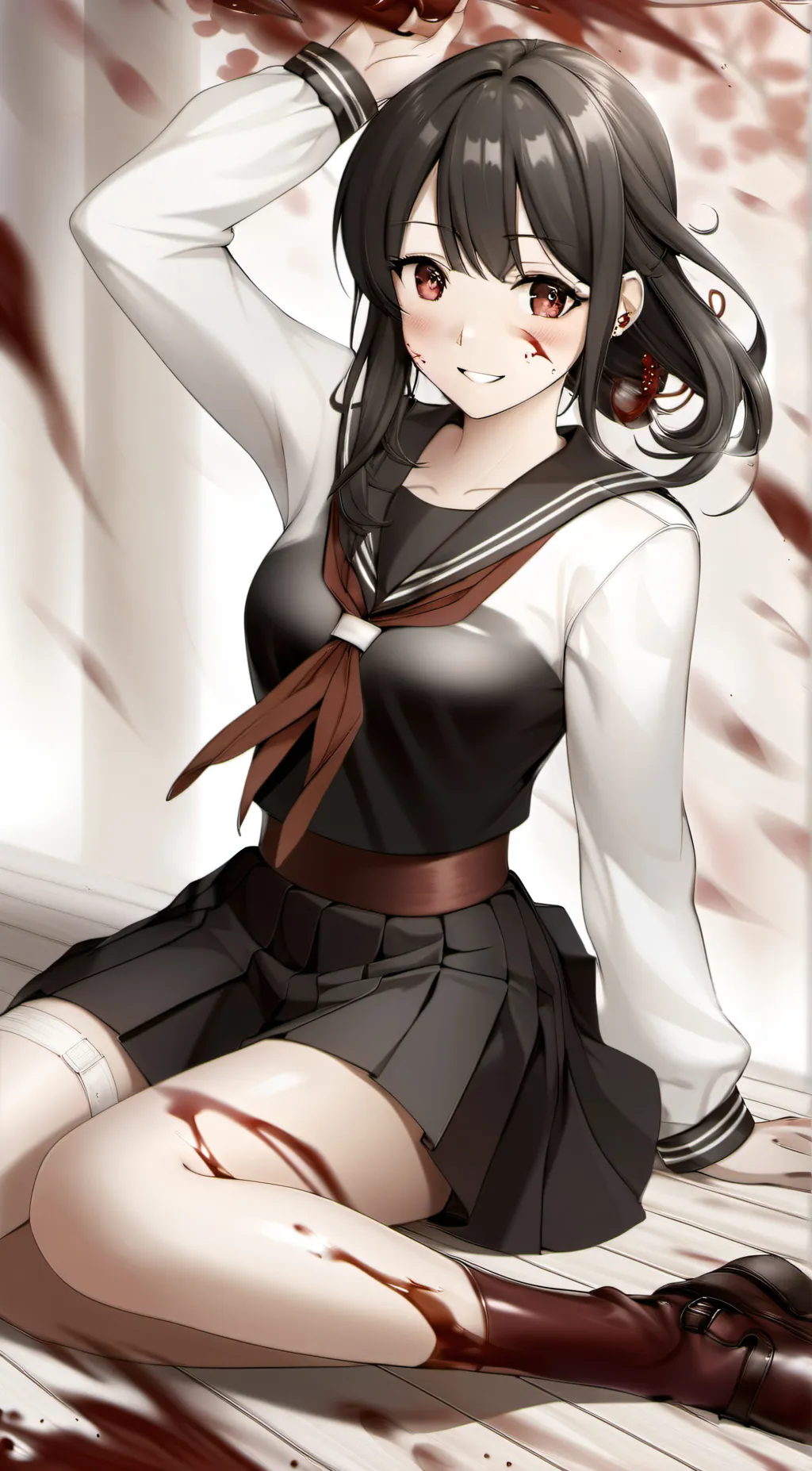 ai character: ayano aishi💉 background