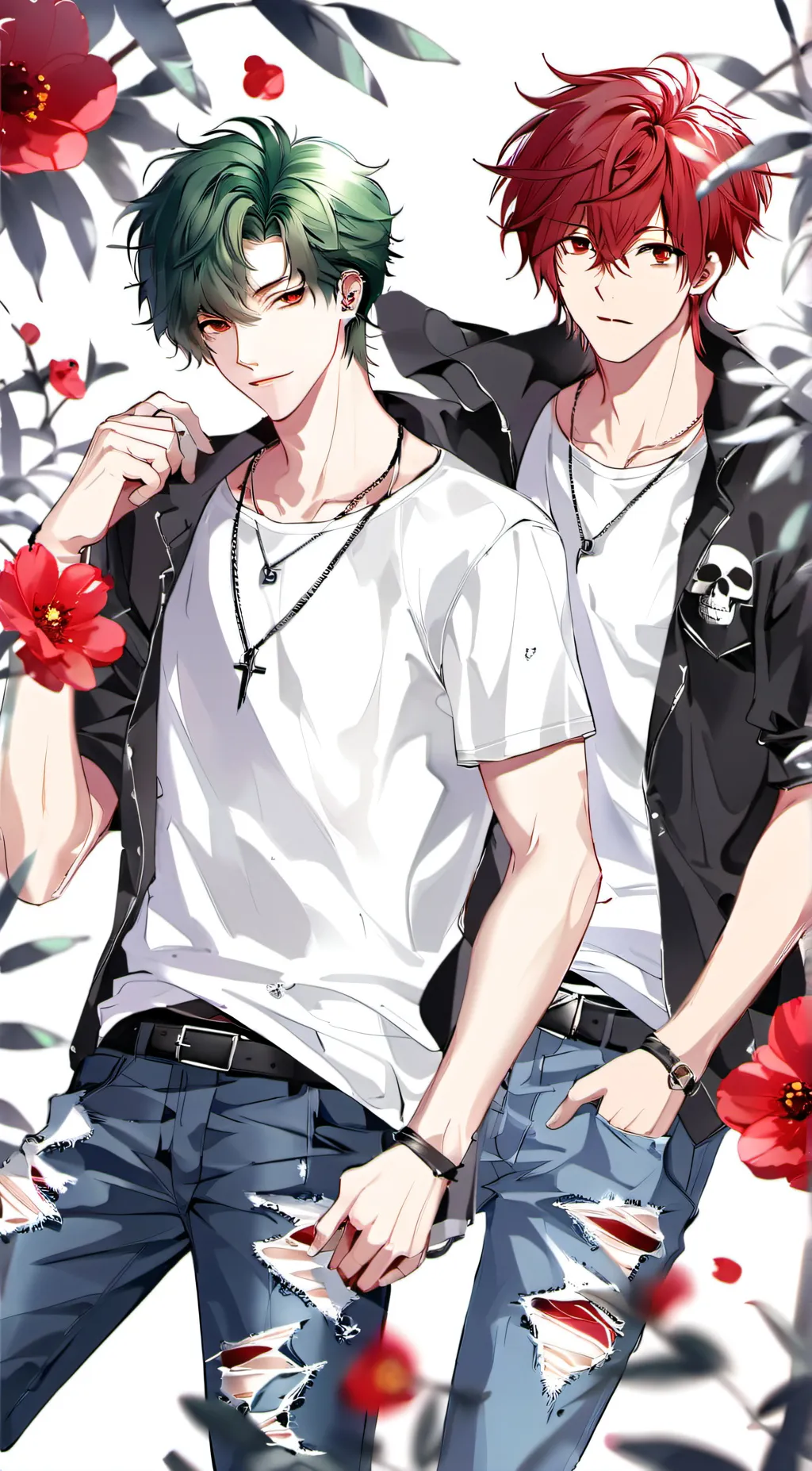 ai character: Blake and max background