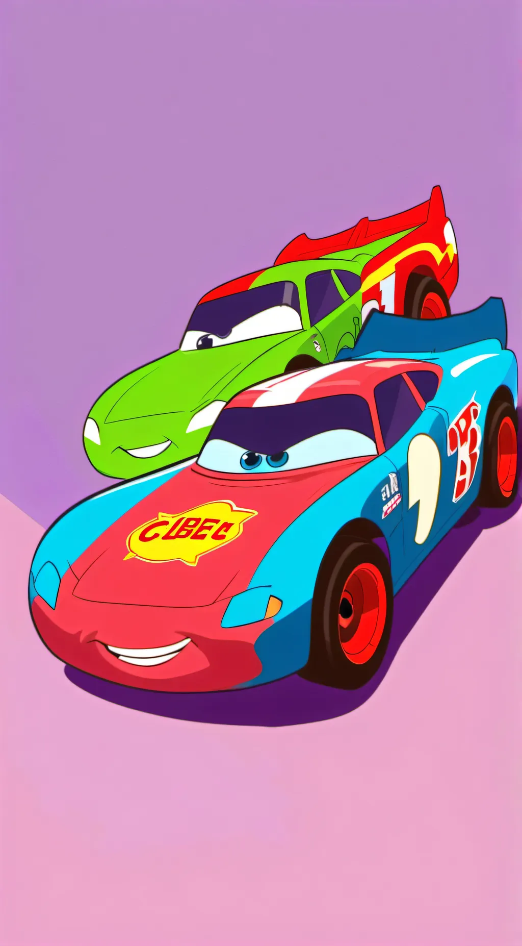 ai character: cars 4 background