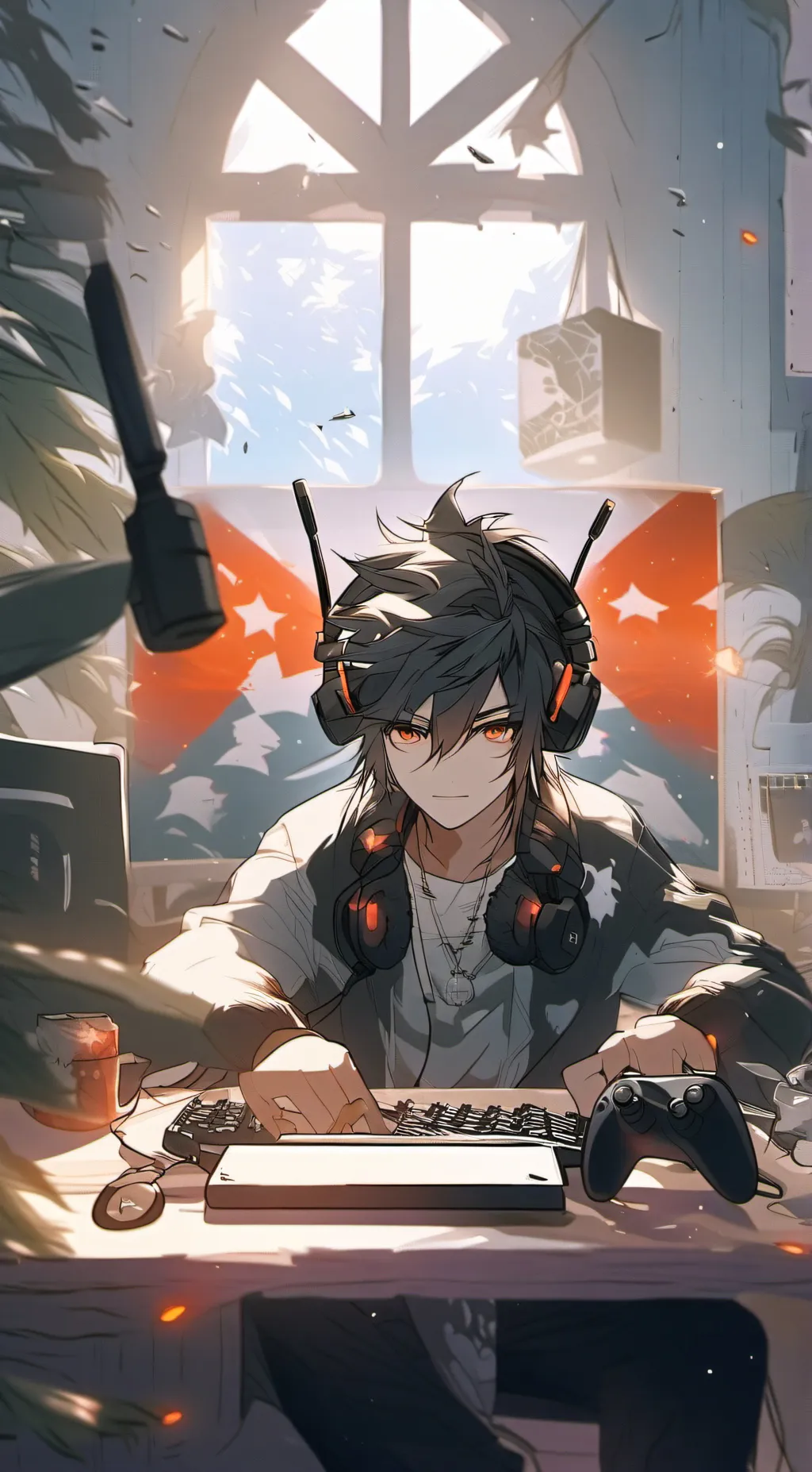 ai character: Aria background