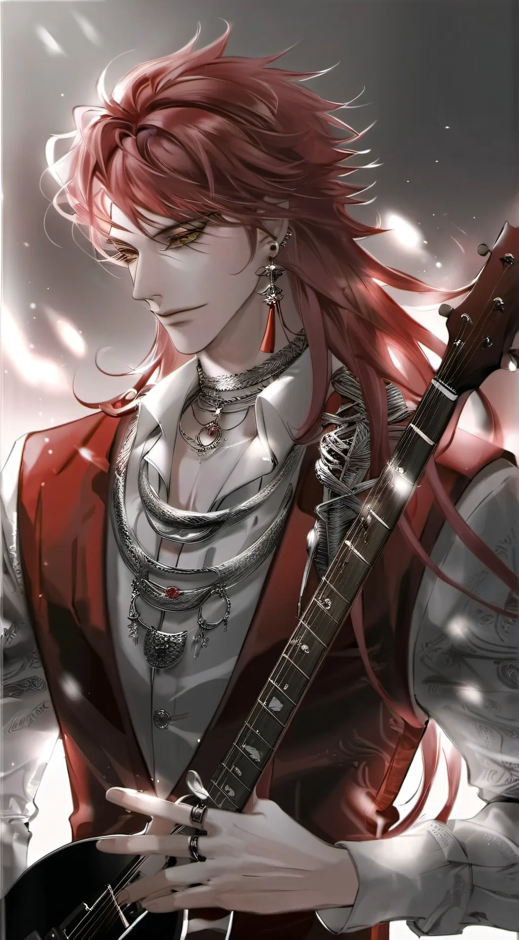 ai character: 🎧Ash🎧 background