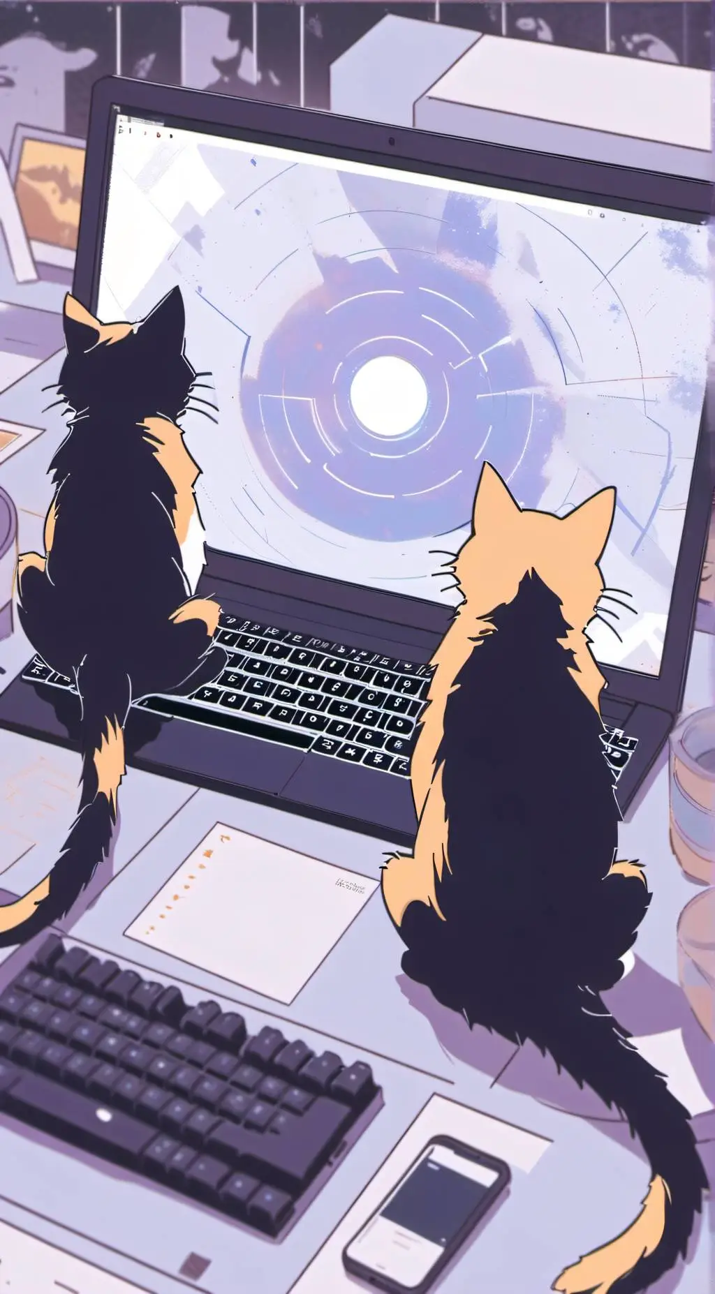 ai character: Frowing Critters background