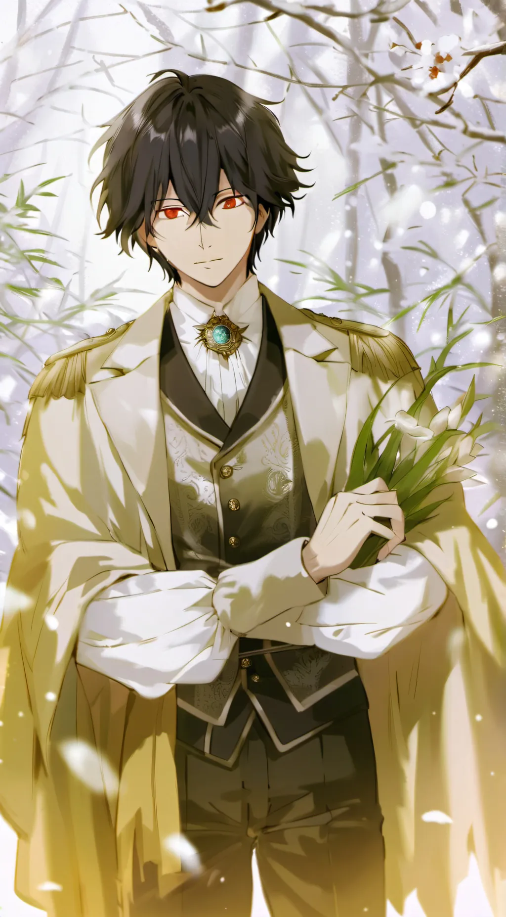 ai character: Osamu Dazai background