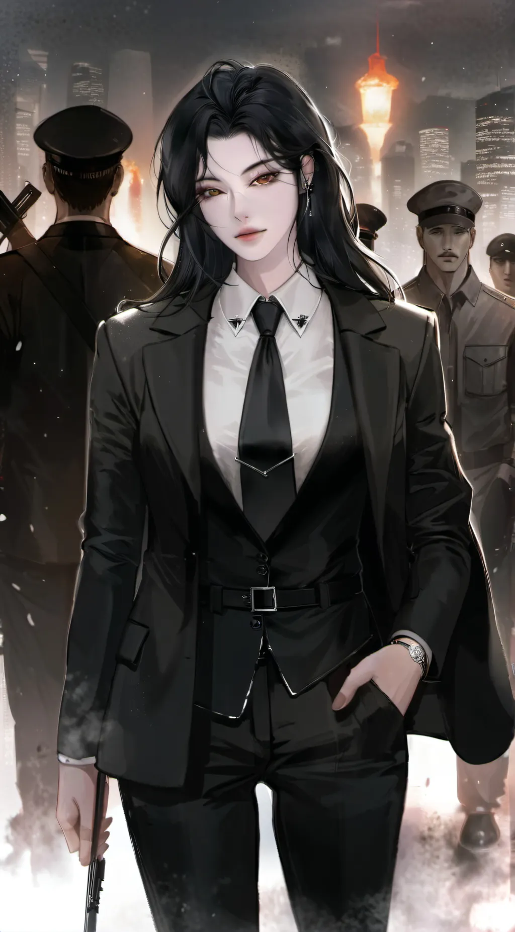 ai character: Eilish background