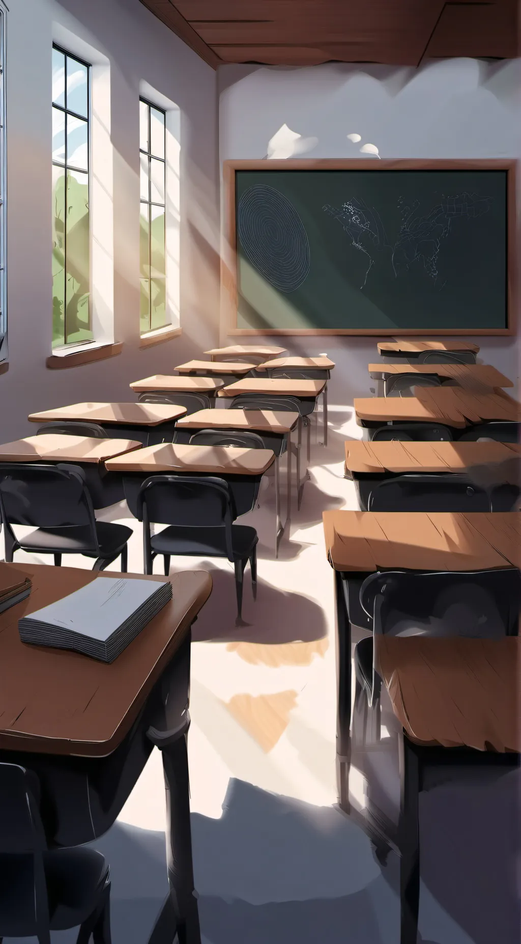 ai character: mha Class 1-A background