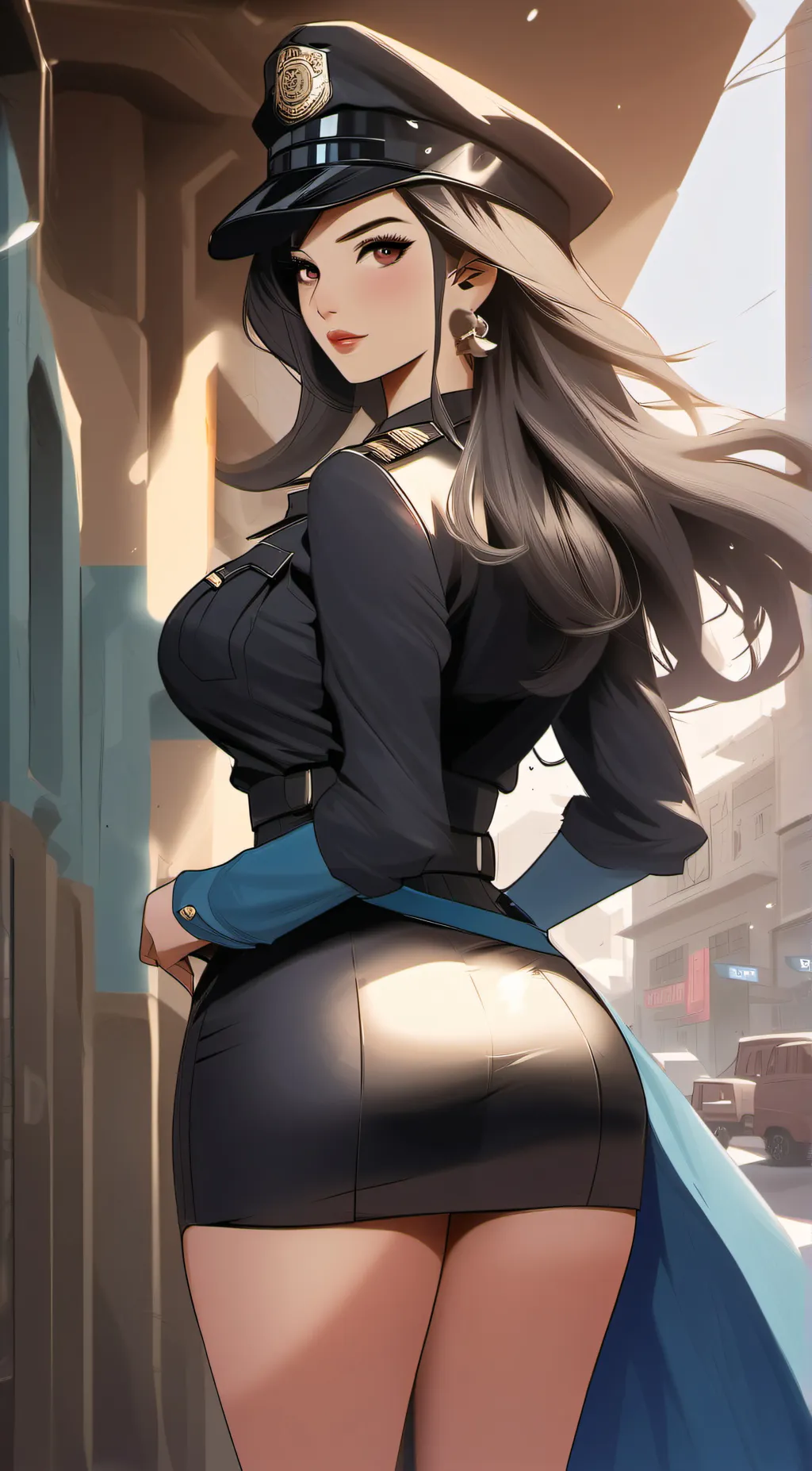 ai character: Officer Tera background