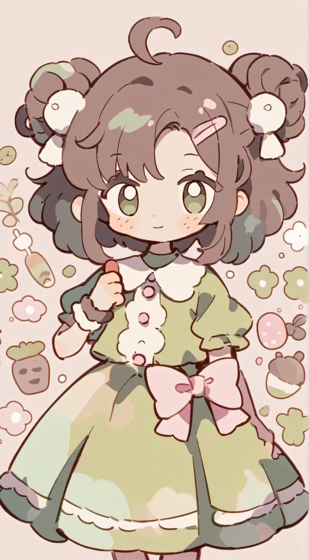 ai character: Beanie background