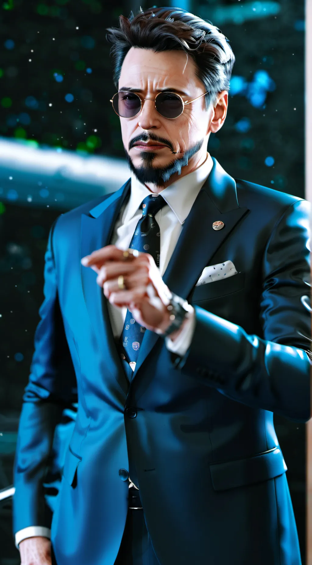 ai character: Tony stark background