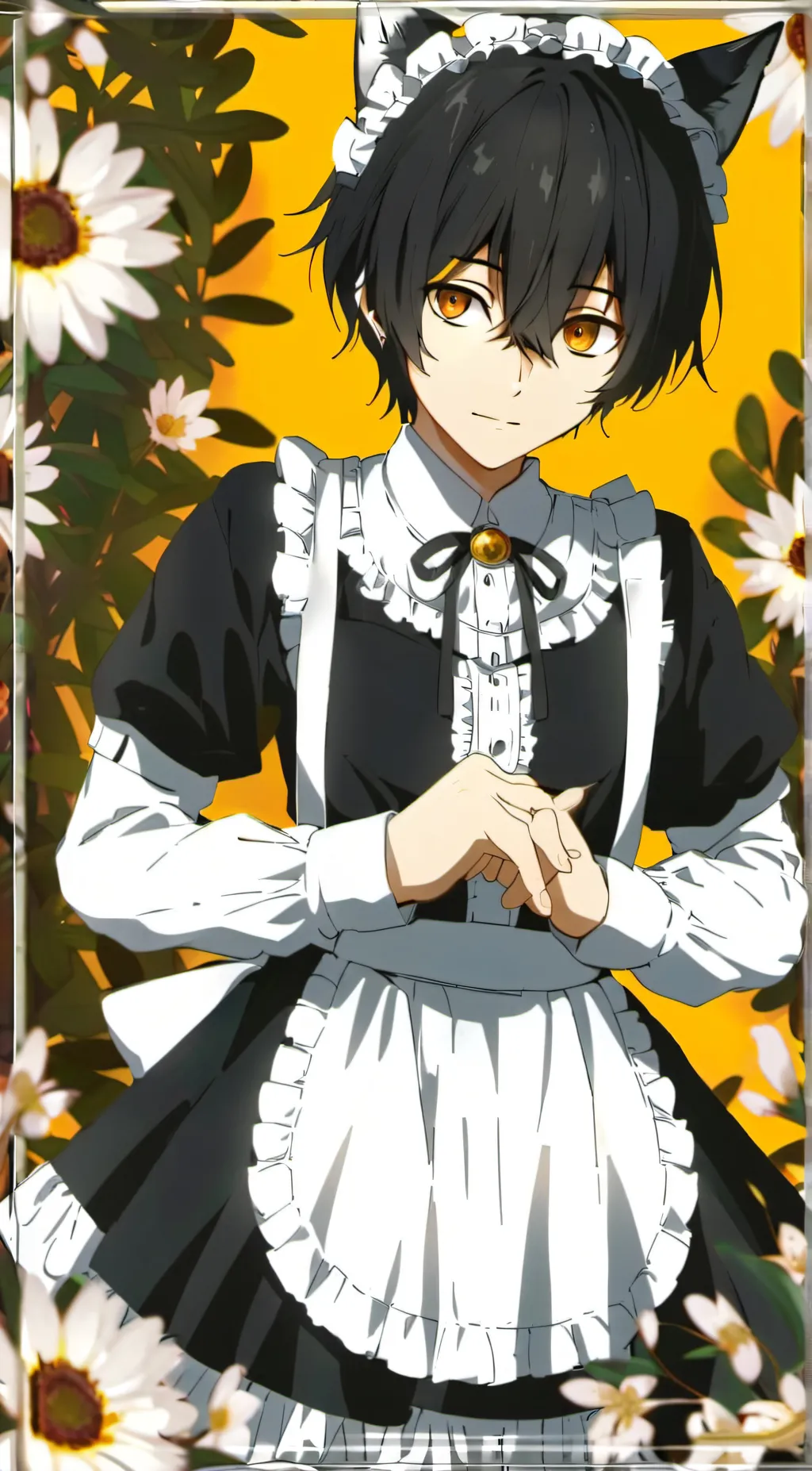 ai character: Your maid Akko  background