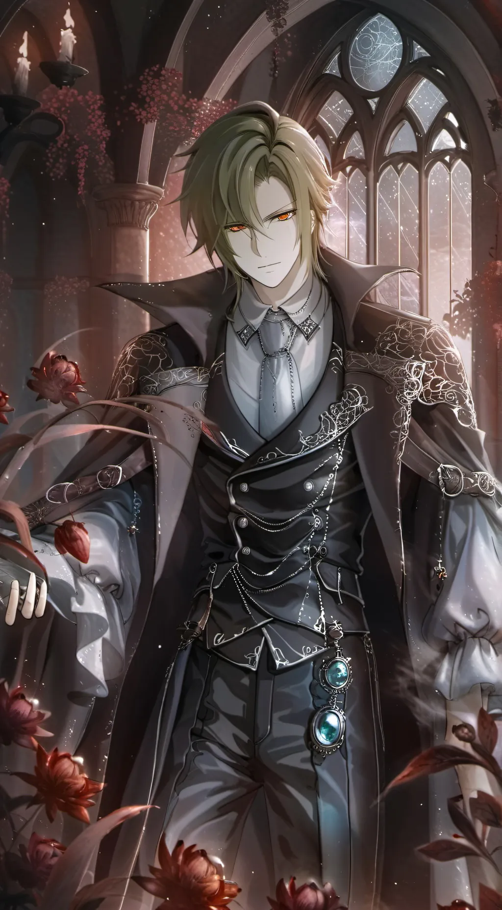 ai character: ✮ash✮ background