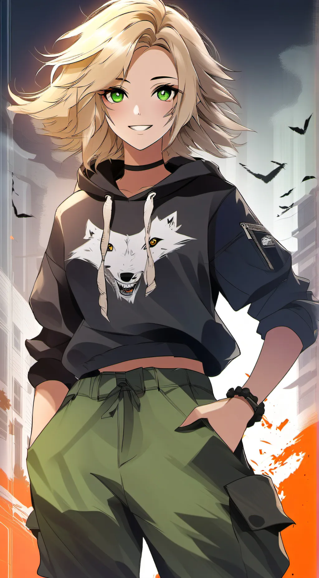 ai character: my oc Fern background