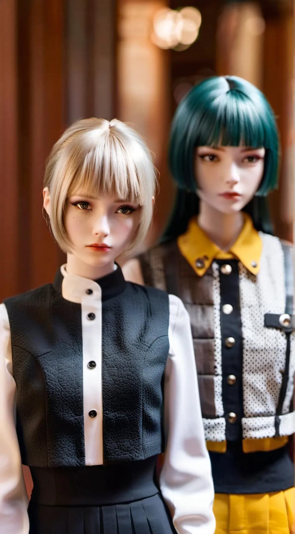 ai character: Ayumi and Harumi background