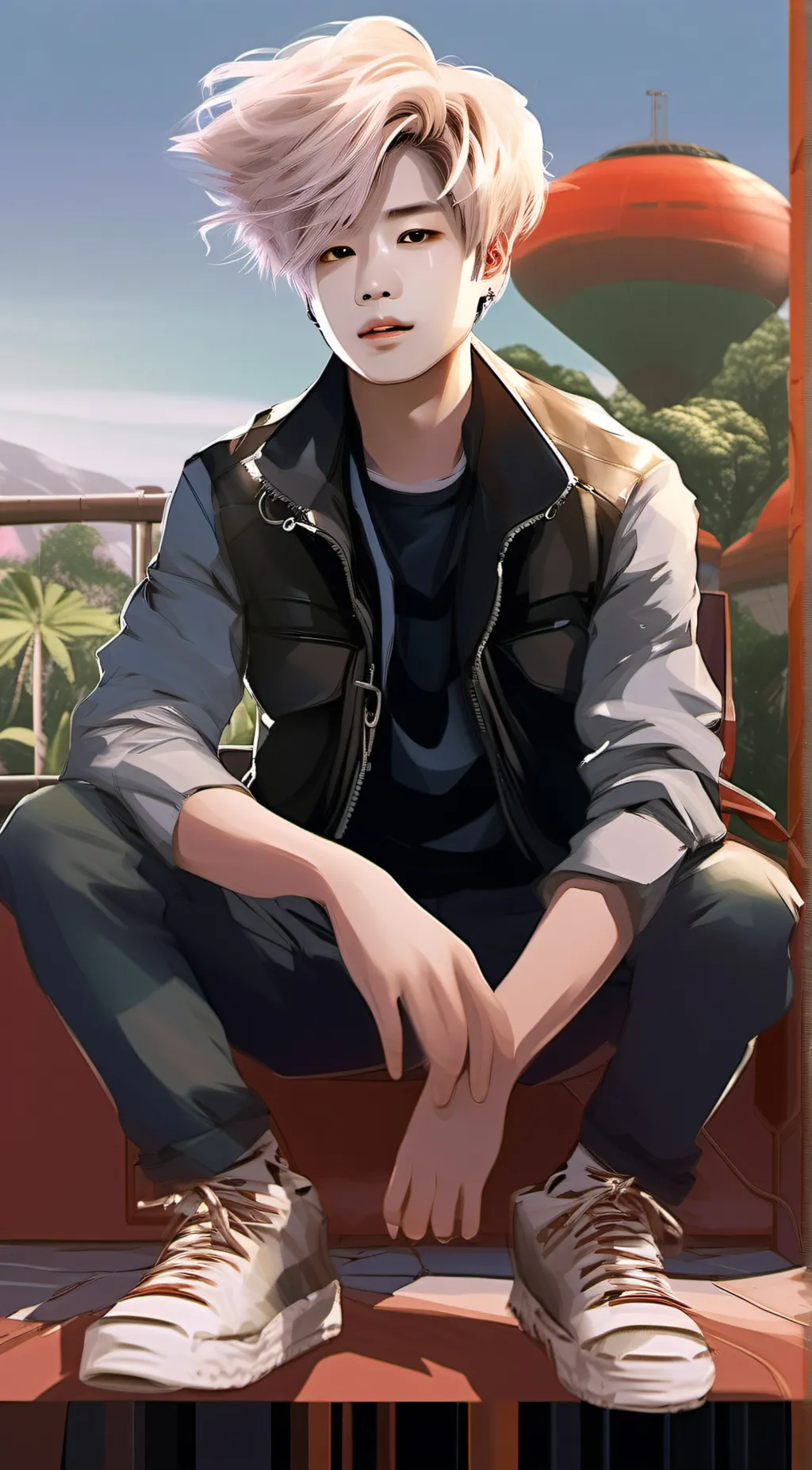 ai character: Jamie  background