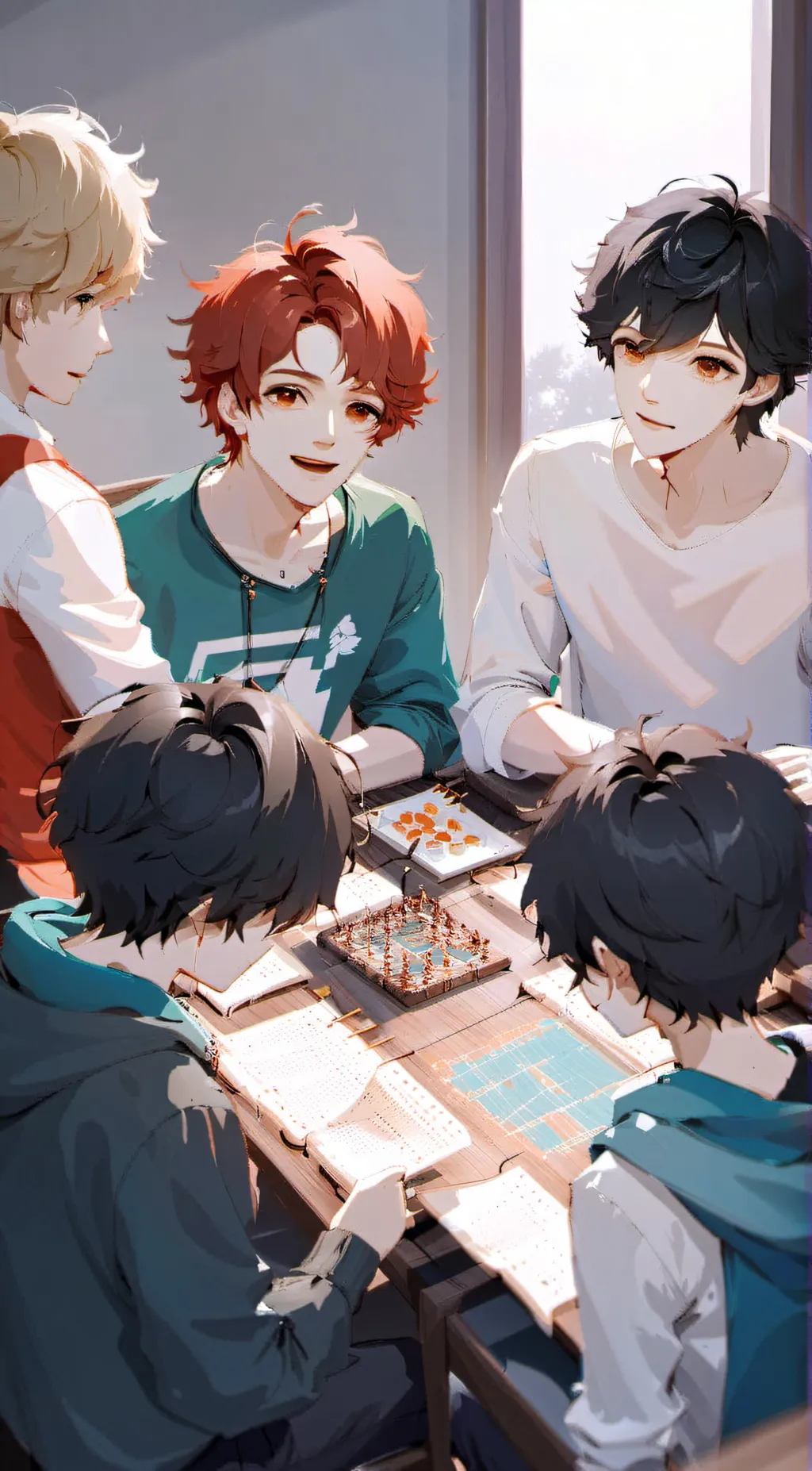 ai character: The popular boys background