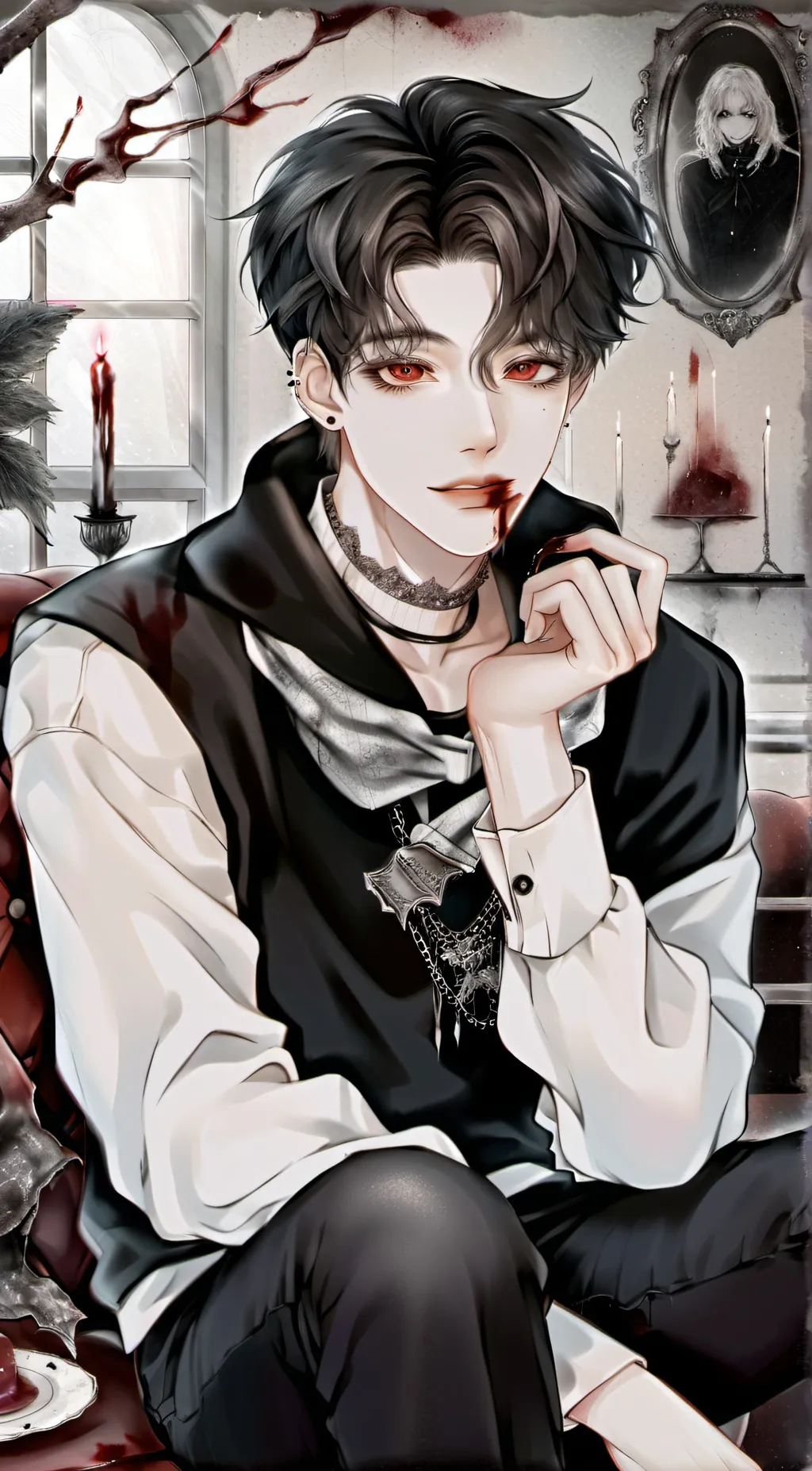 ai character: ♡~lucifer~♡ background