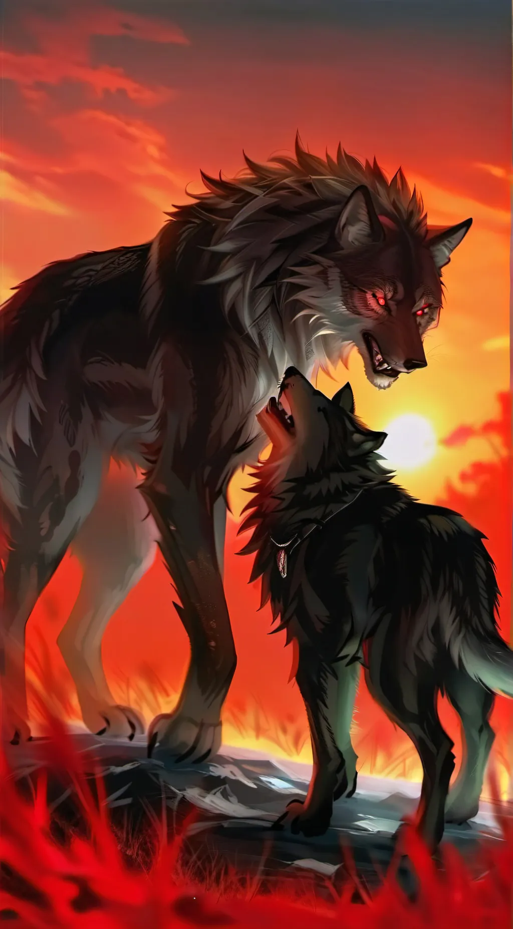 ai character: Leah background