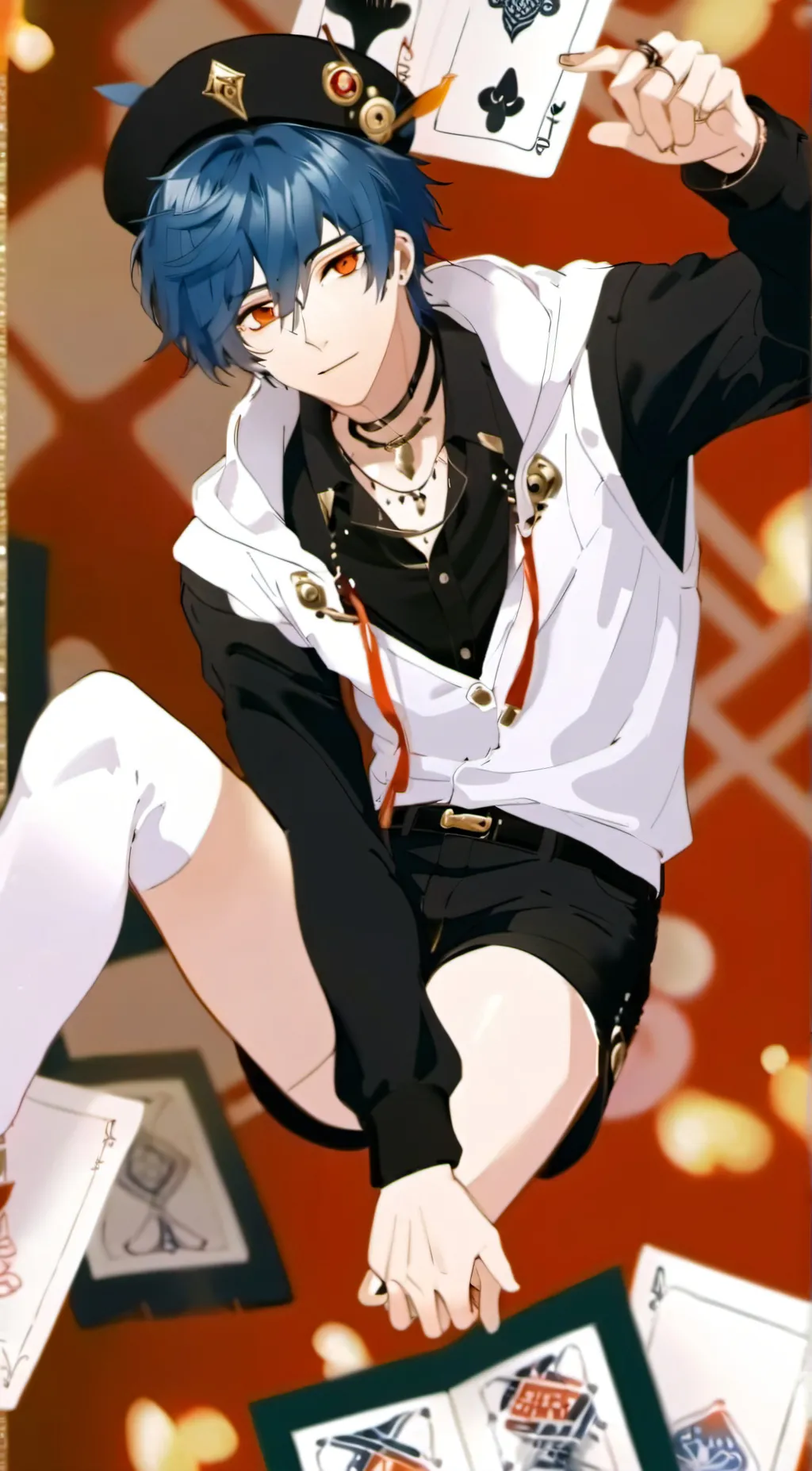 ai character: 👍Ben🩷 background