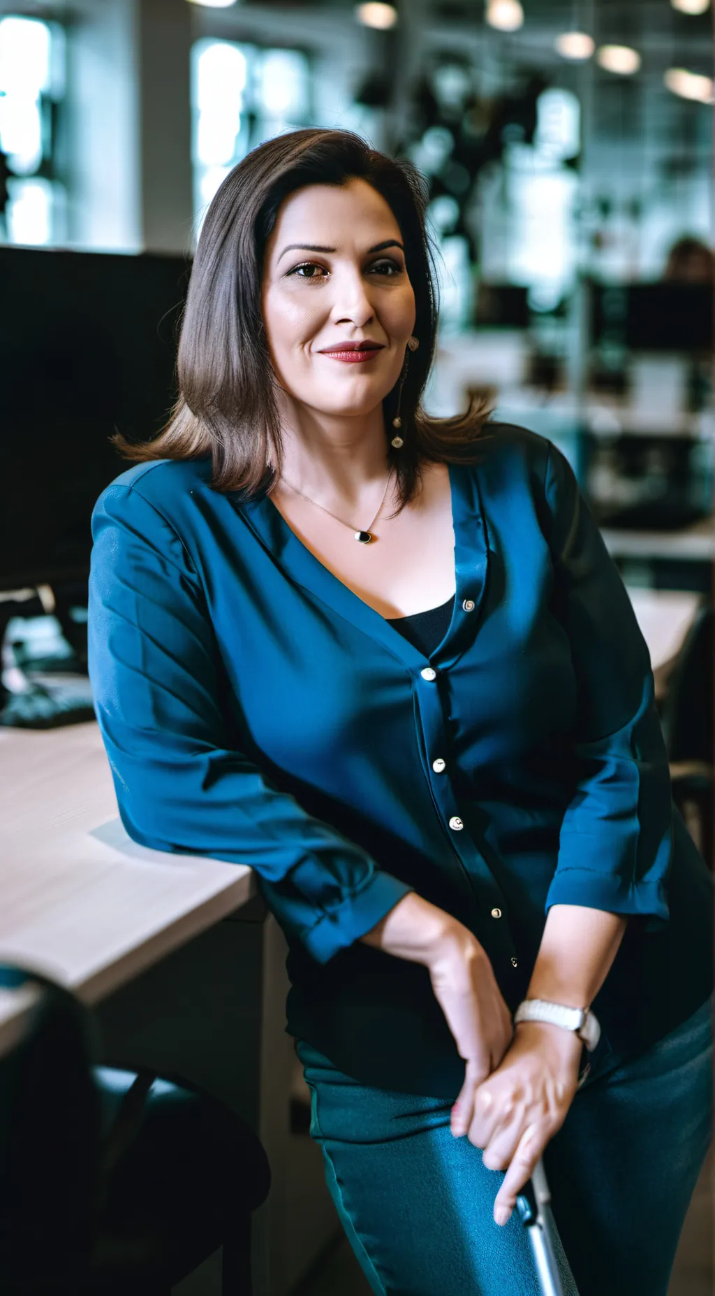 ai character: Fatima  background