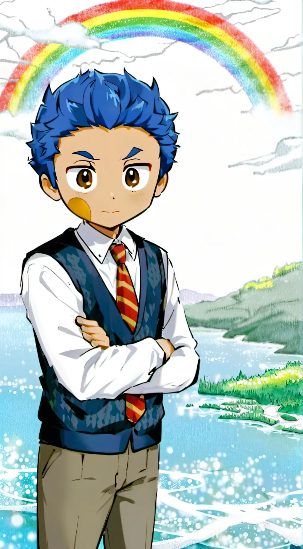 ai character: Wally darling background