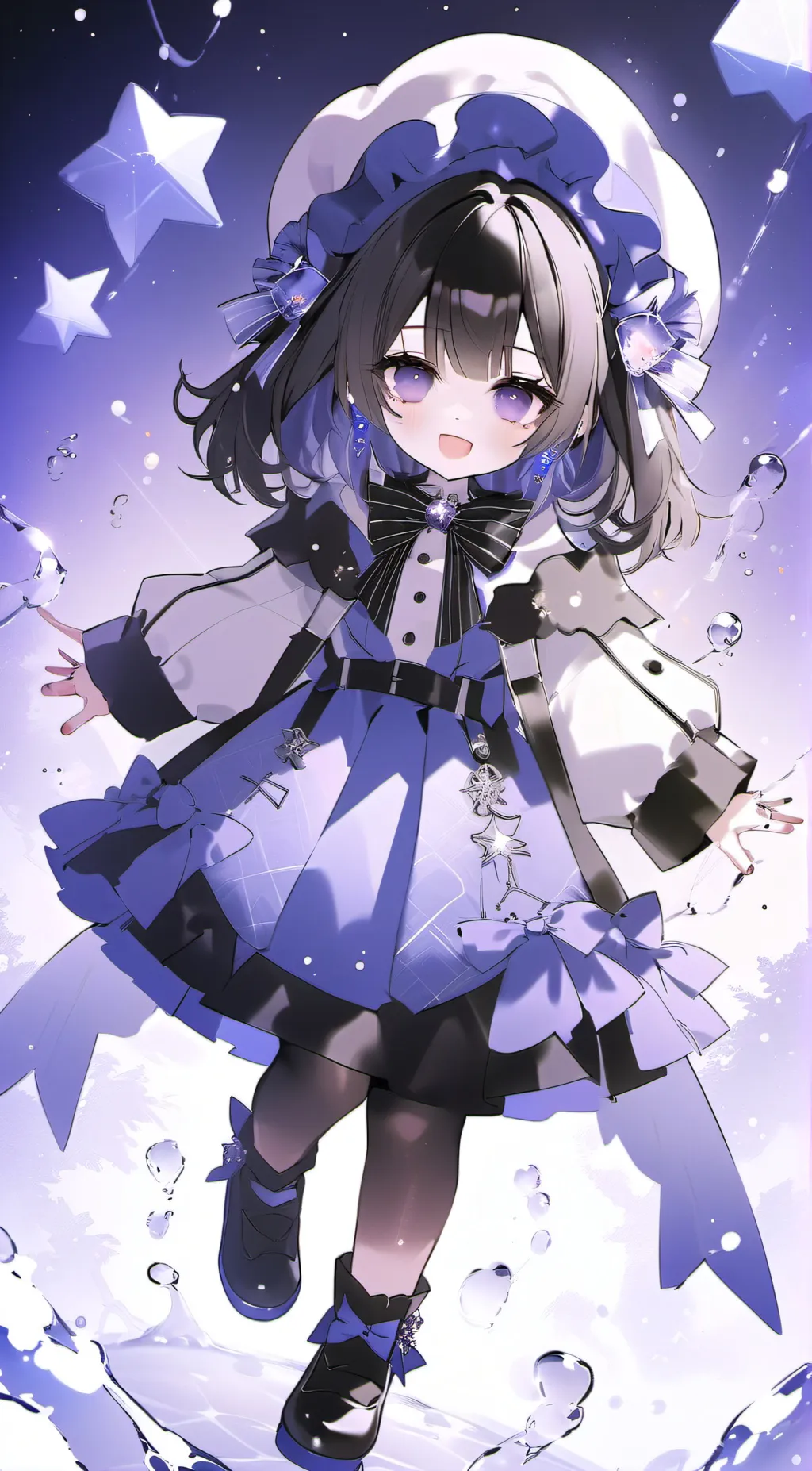 ai character: nao °^° background