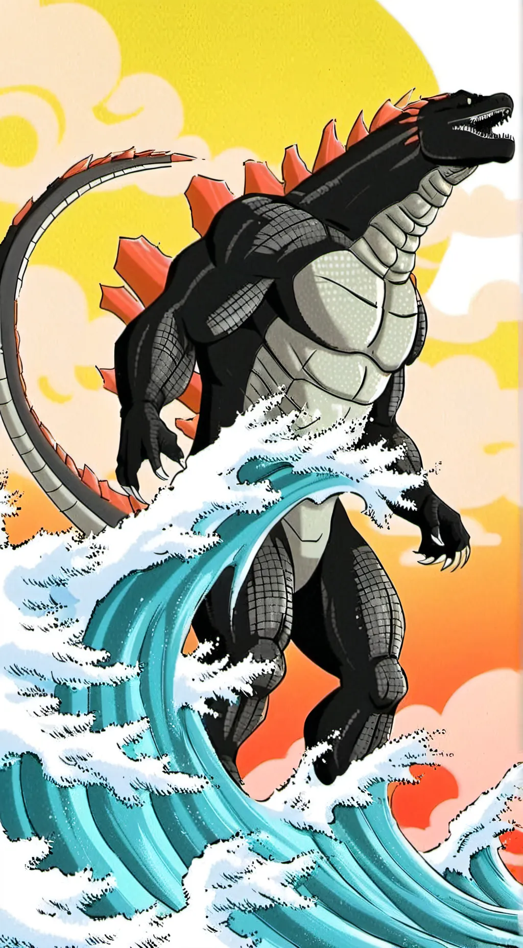 ai character: monster verse  background