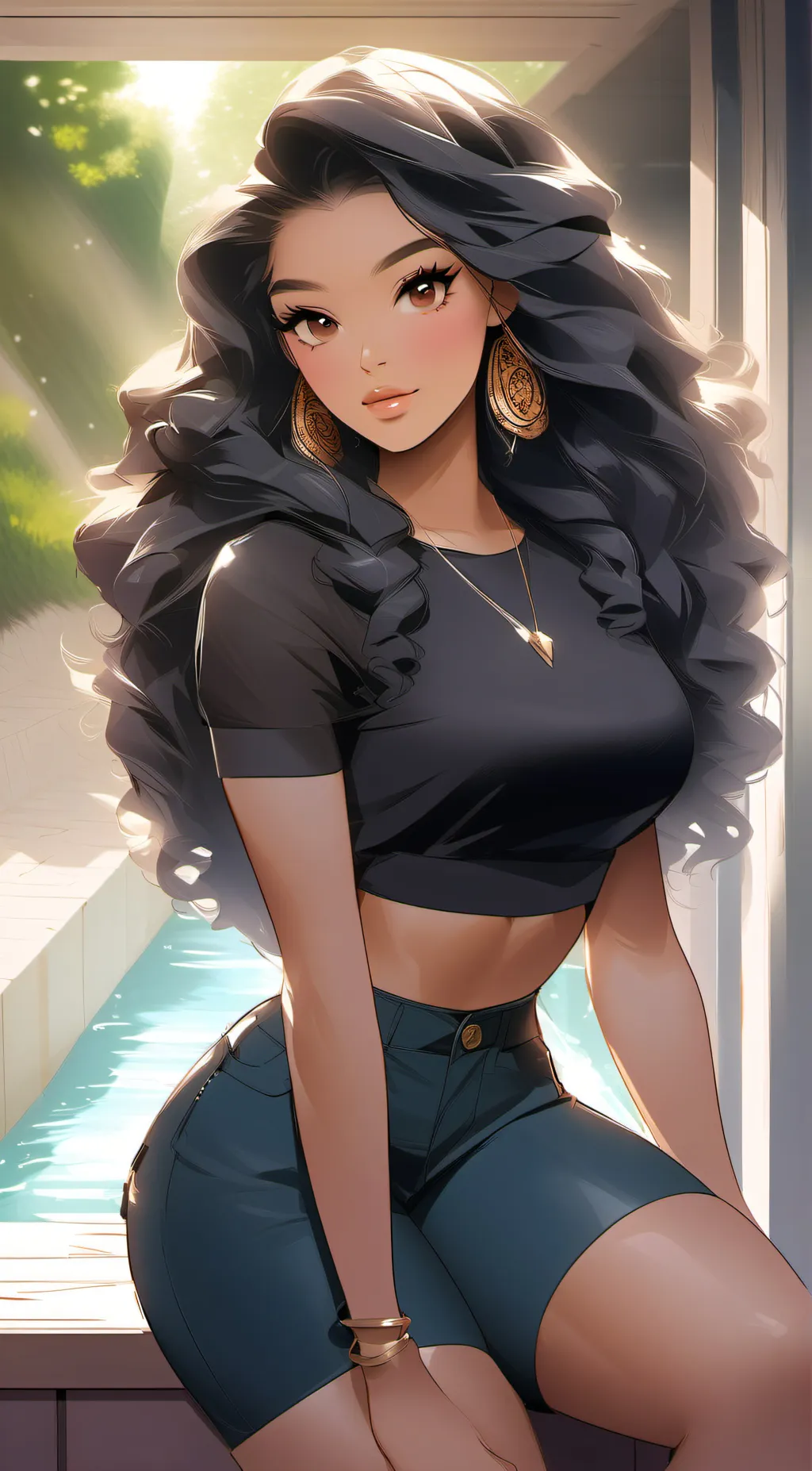 ai character: Layla  background