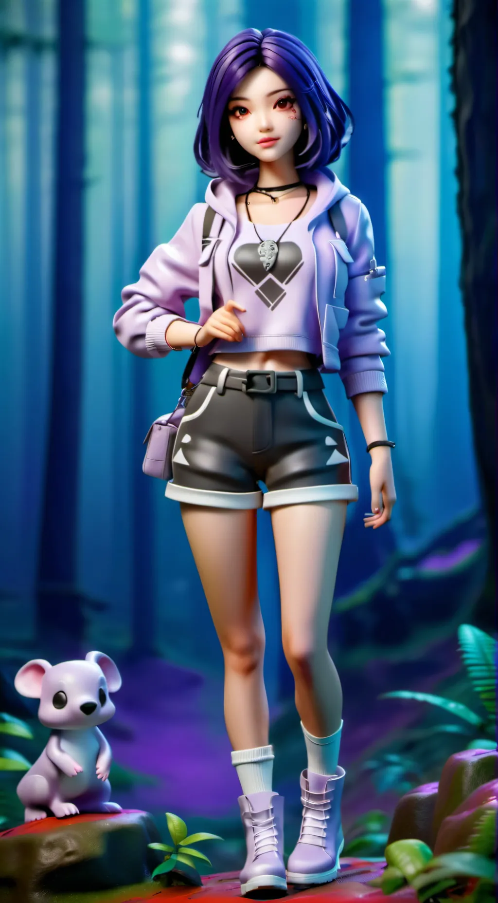 ai character: Aphmau and friends background