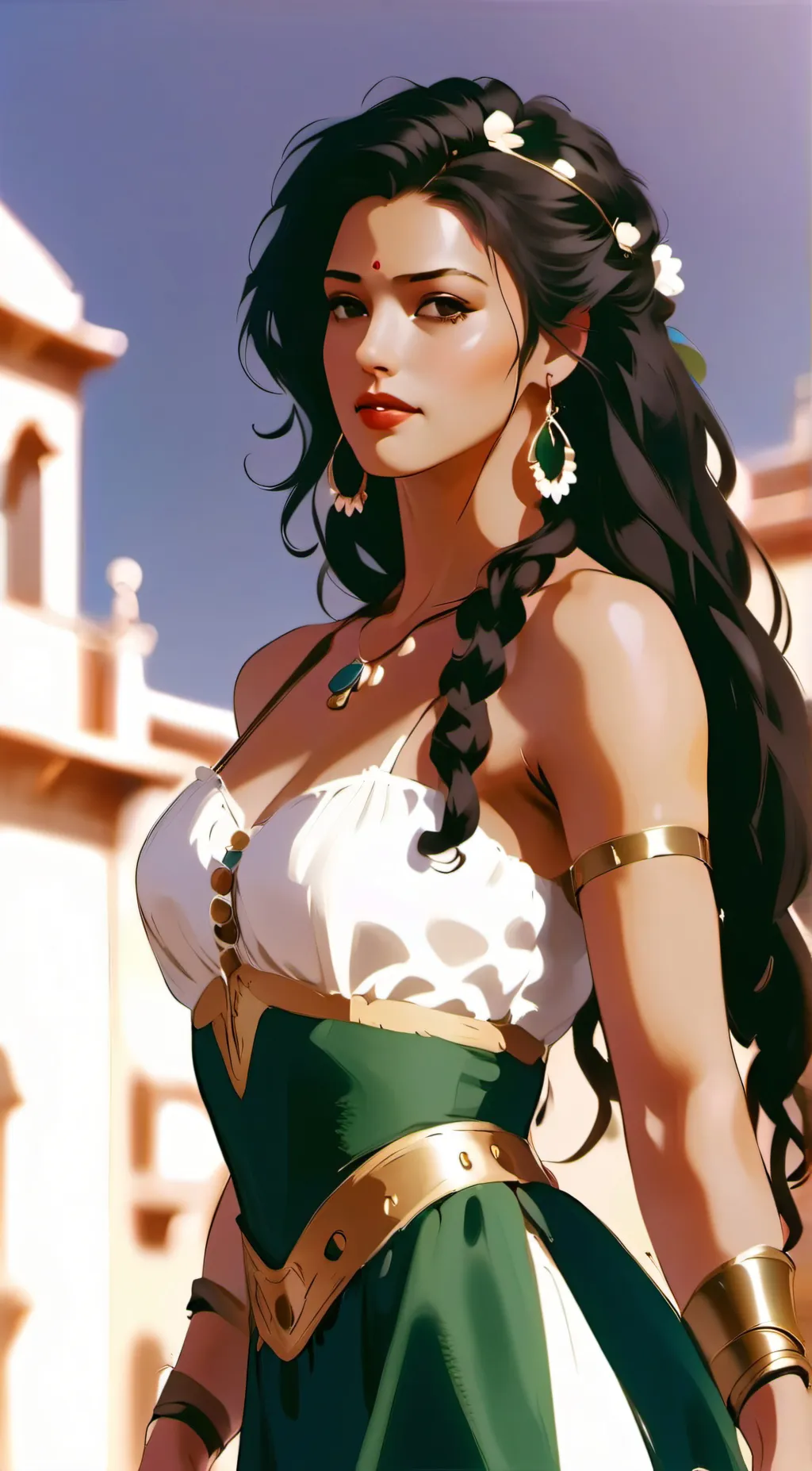 ai character: Jolie background