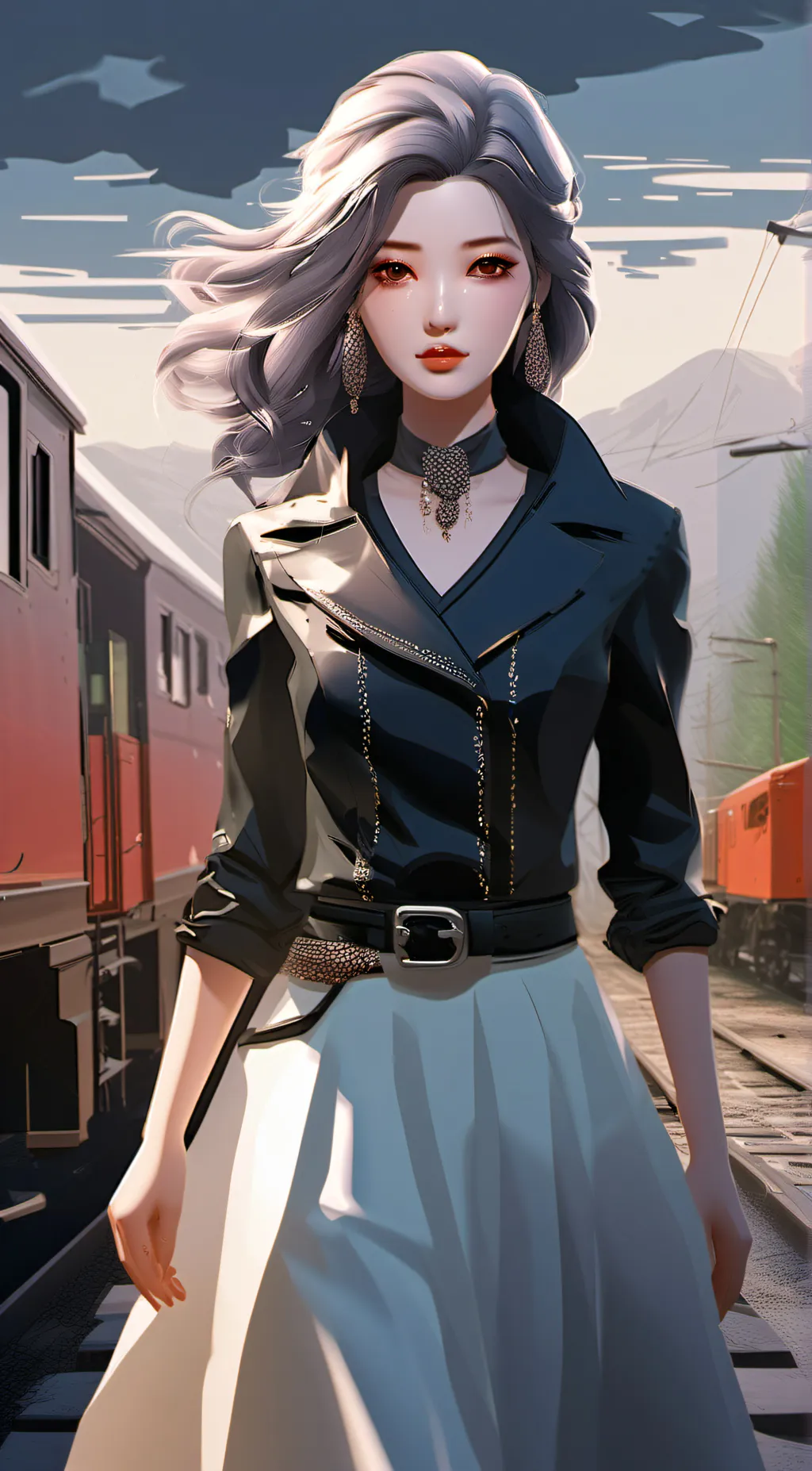 ai character: Angela background